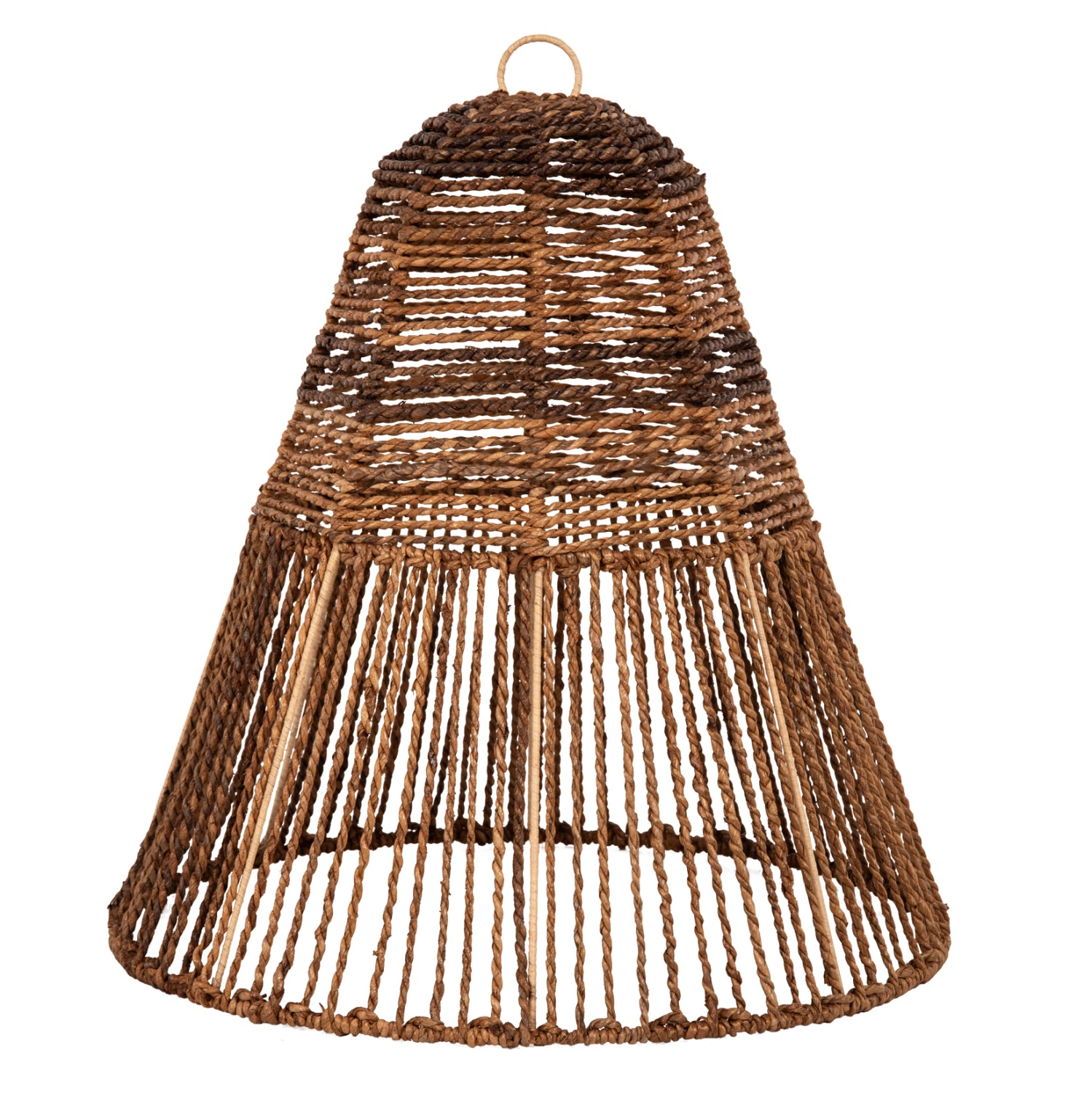 Таванна лампа 7859 кафяв цвят φ61x61-156см