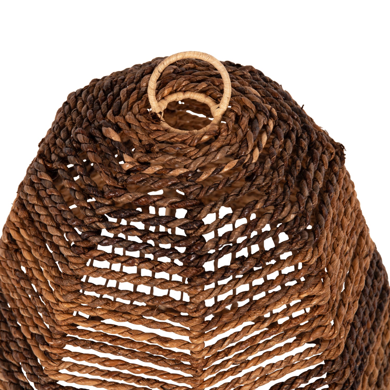 Таванна лампа 7859 кафяв цвят φ61x61-156см