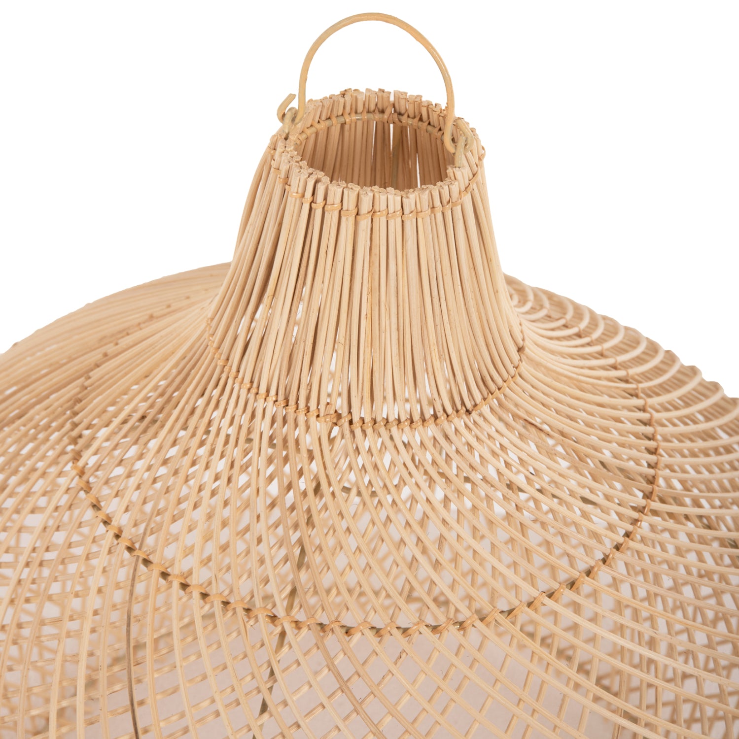 Таванна лампа 7860 естествен цвят Φ54x46-141см