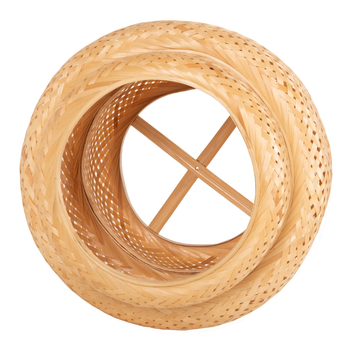 Таванна лампа 7867 естетсвен цвят Φ51x54-149см