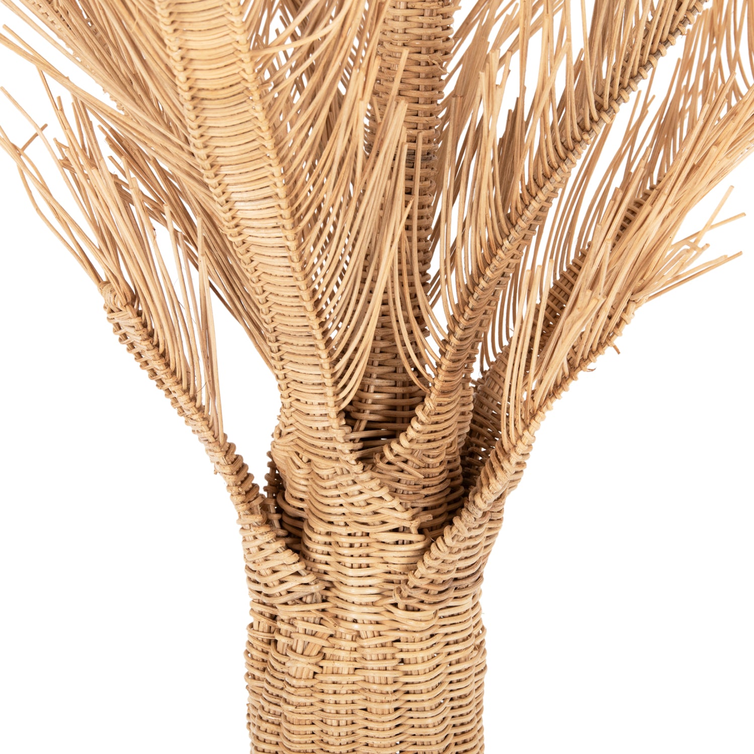 Декоративно ратаново дърво в естествен цвят φ110x180см