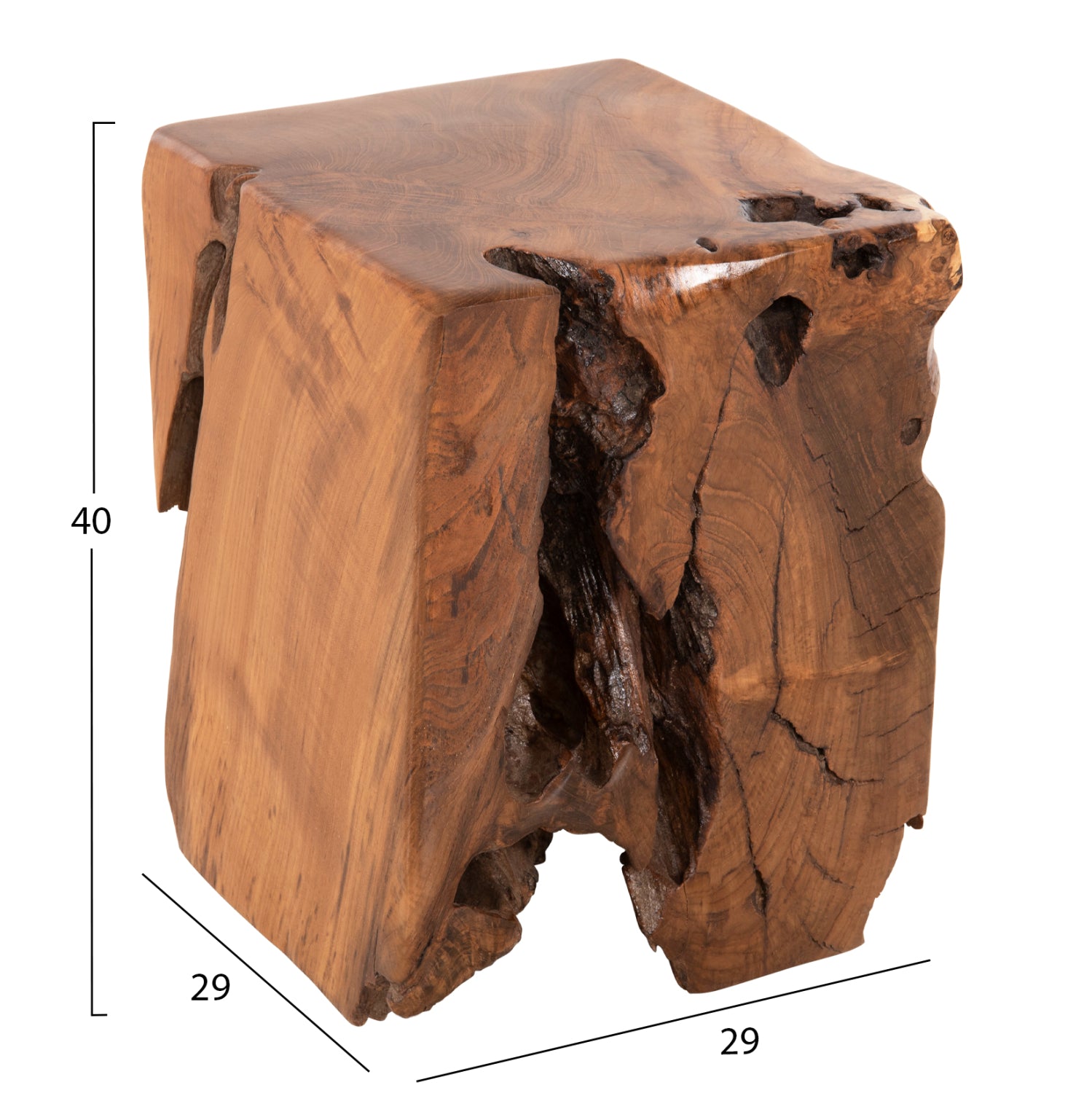 Табуретка KUMO натурал 30X30X40
