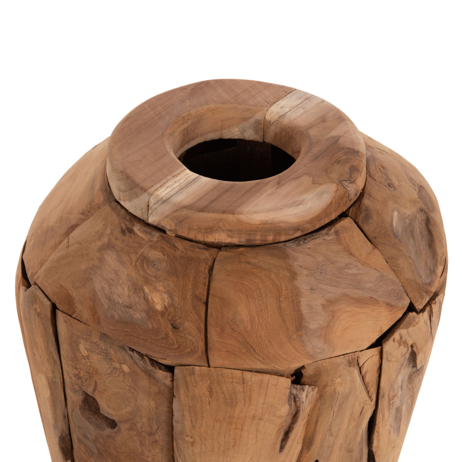 Тикова ваза ф30х60 см