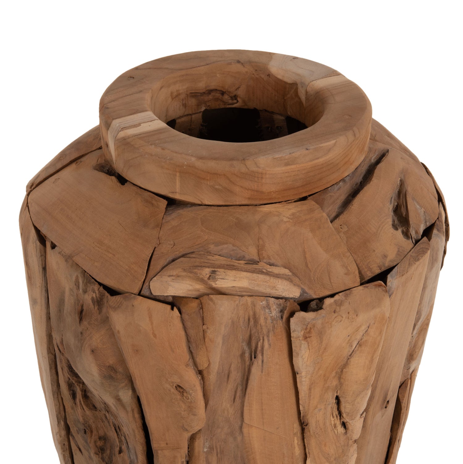 Ваза подова натурал ZENIA  Φ40x80