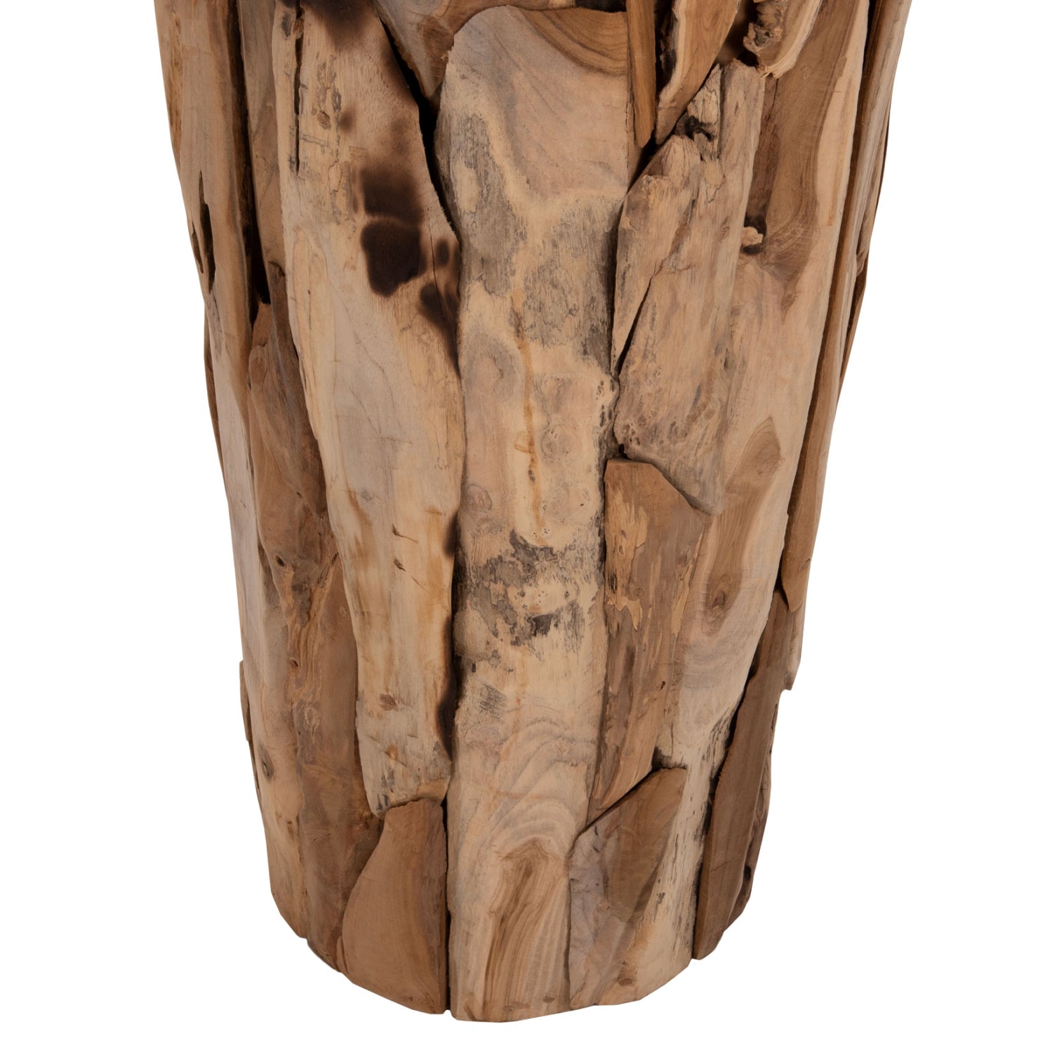 Тикова ваза ZENIA естествен цвят ф60х120 см