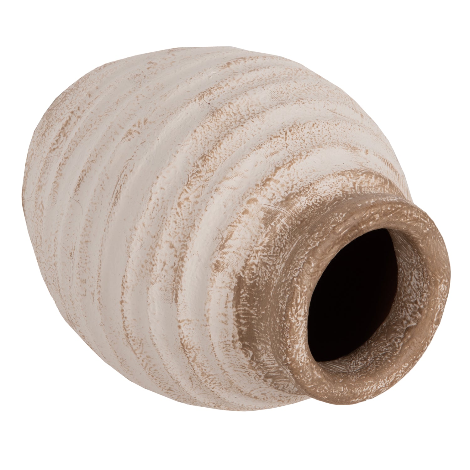 Ваза PYDNA ф20 -антично бял цвят Φ20x25