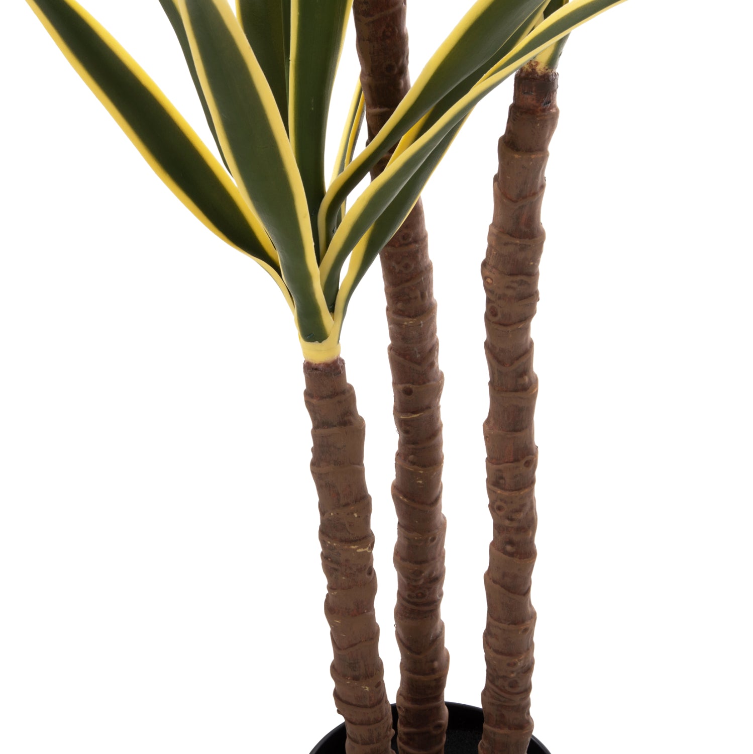 Саксийно изкуствено растение 7984 зелен-жълт-кафяв цвят 140см