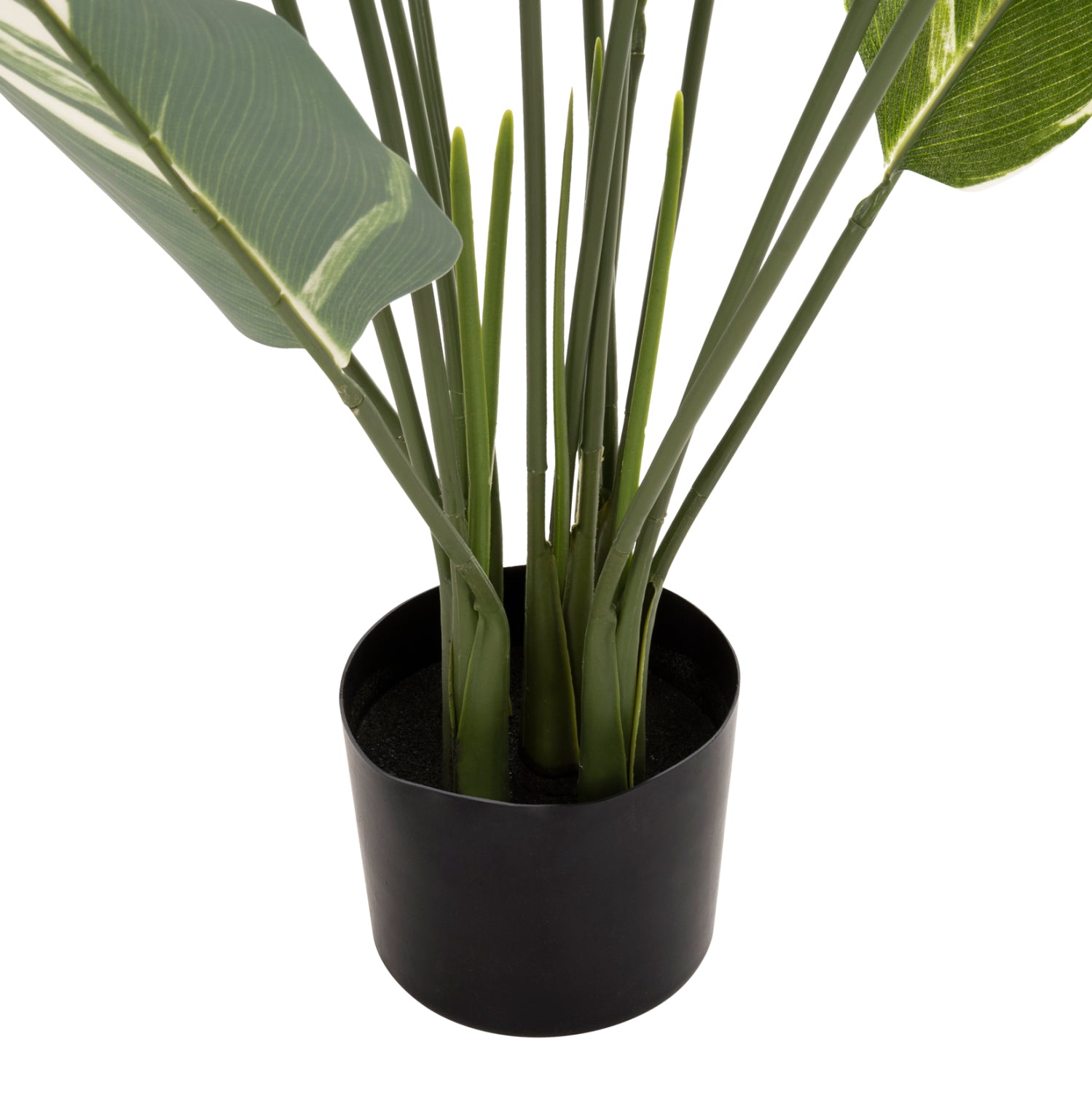 Саксийно изкуствено растение галатея в саксия 7997 зелен цвят 140см