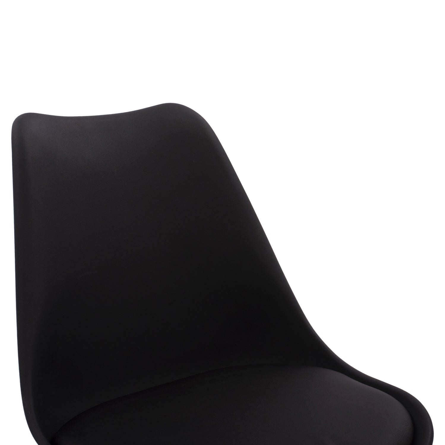 Бар стол Верона - черен цвят 48x58x105