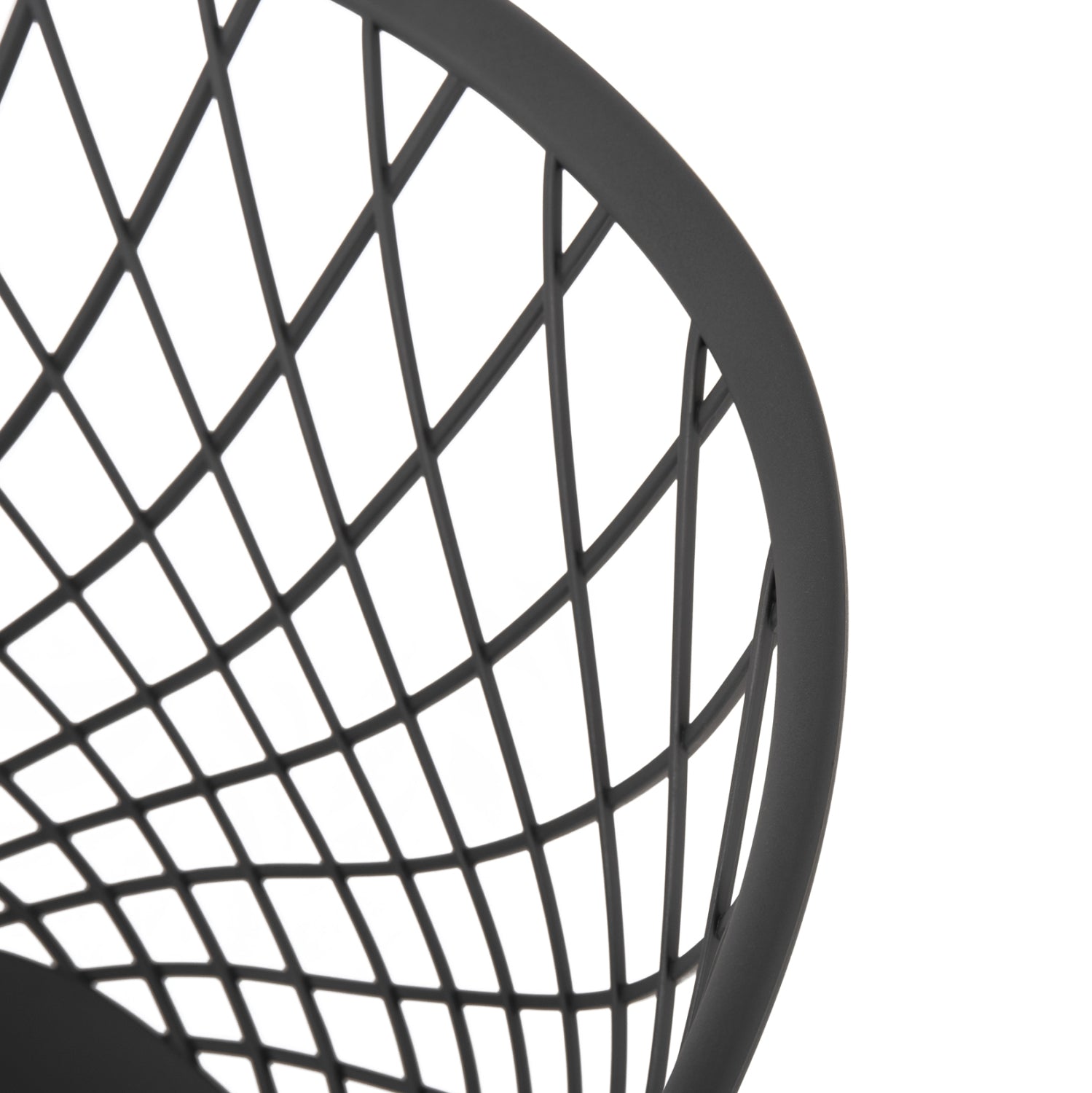 Кресло ARIADNE цвят черен-сив 63x56x80