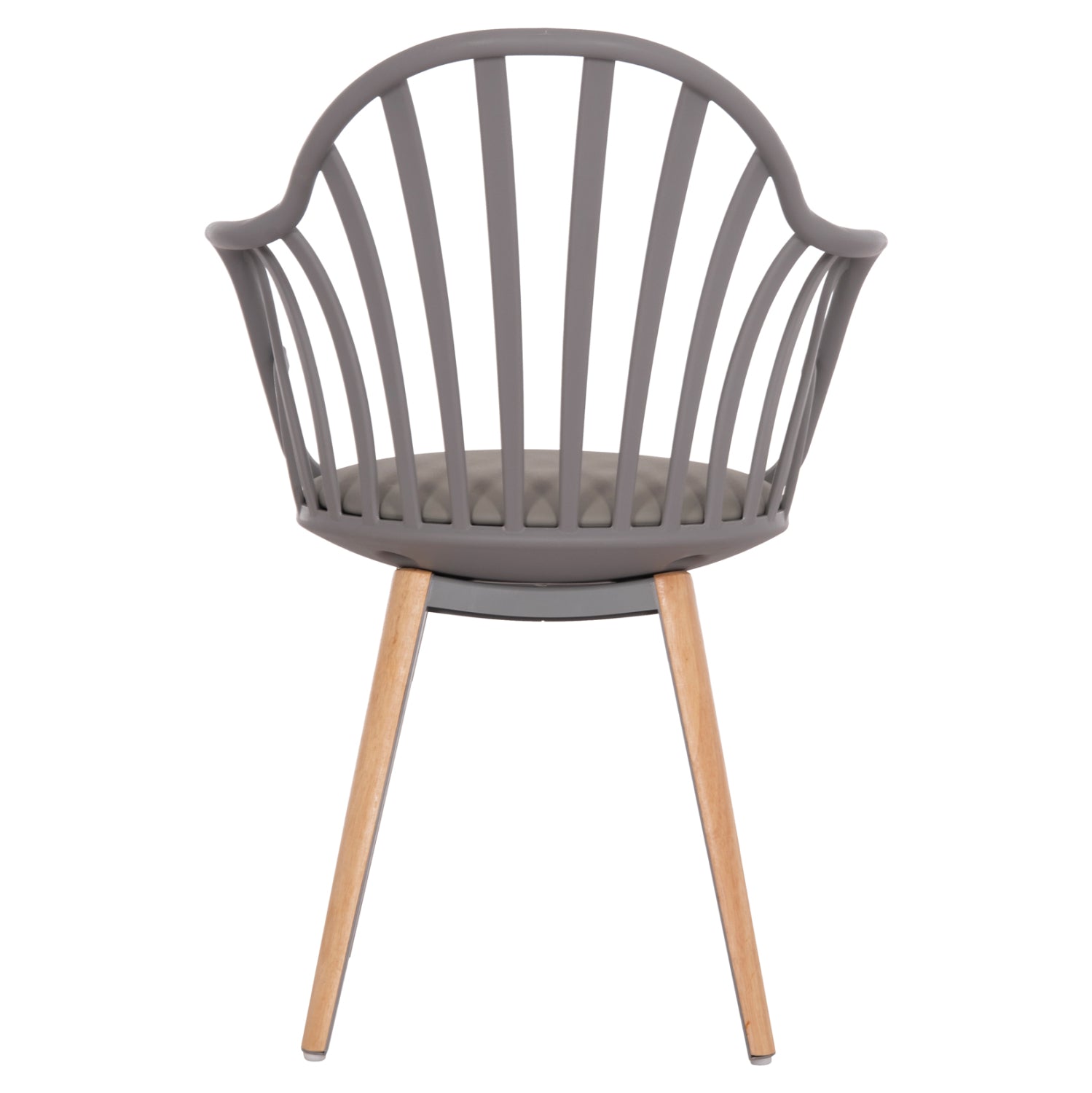 Трапезен стол ANAIS 10-сив 60x53x86