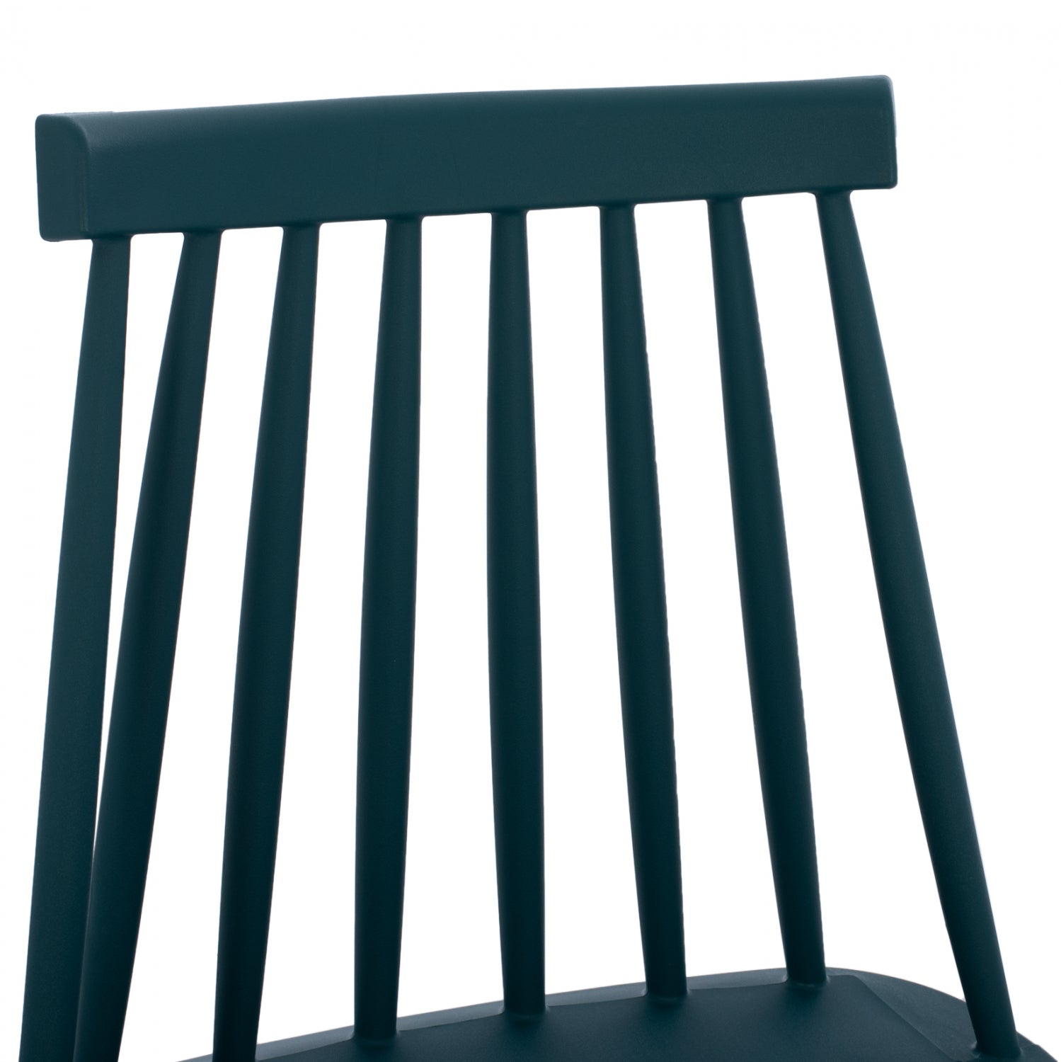 Стол Ванеса метални крака син цвят 43x46,5x82