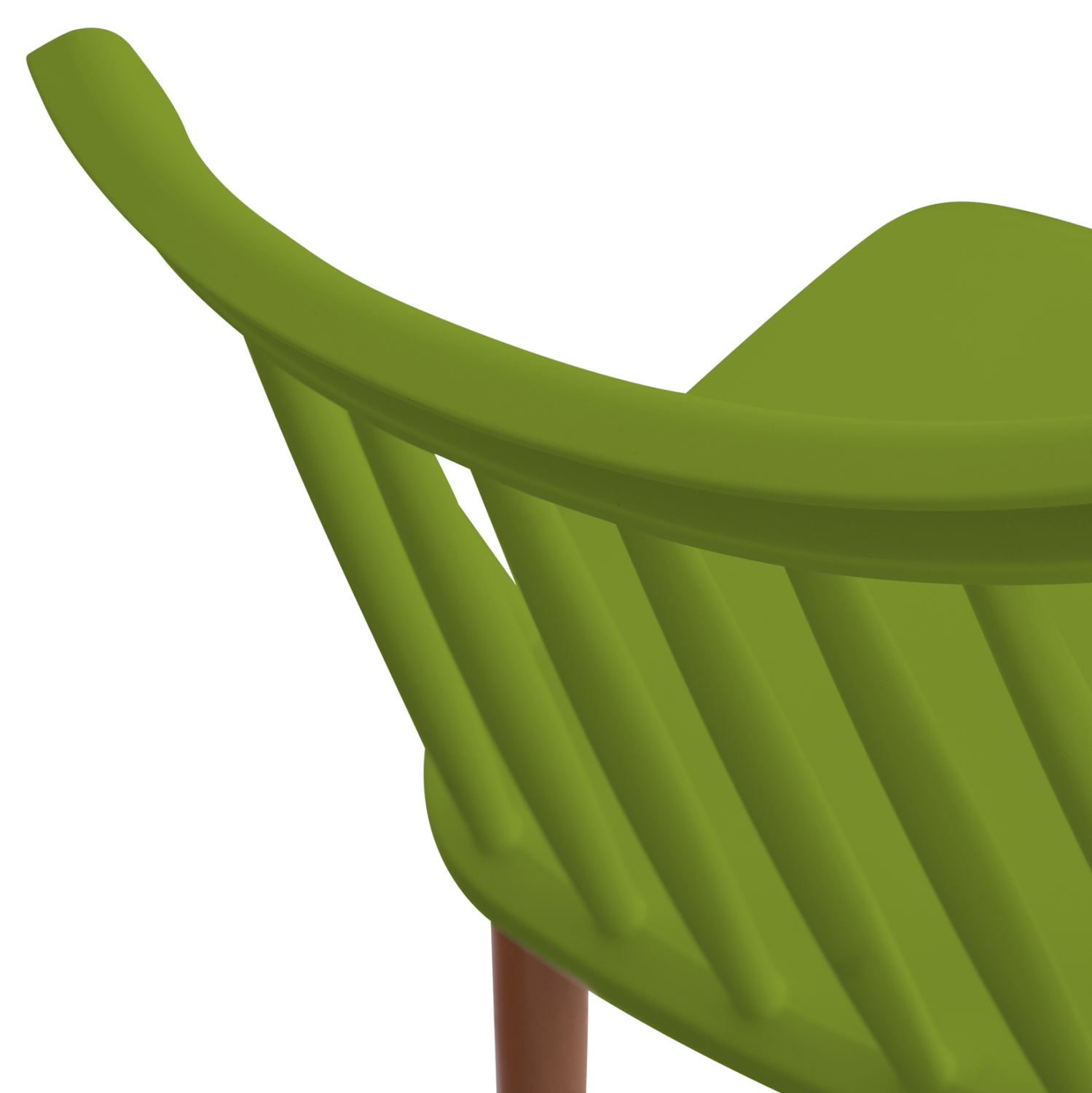 Стол Ванеса метални крака зелен цвят 43x46,5x82