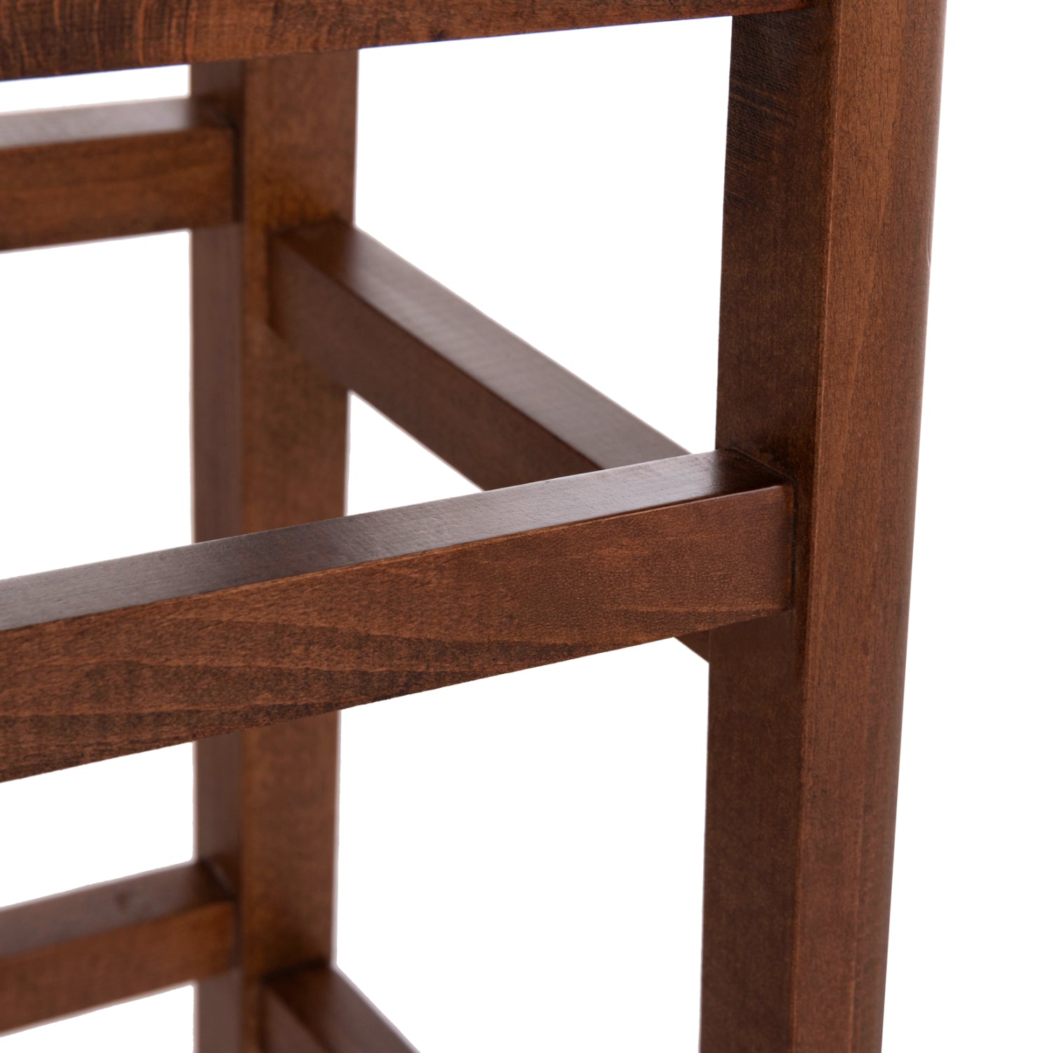 Бар стол кафяв с пу, черен, квадратен, 30x34x82см