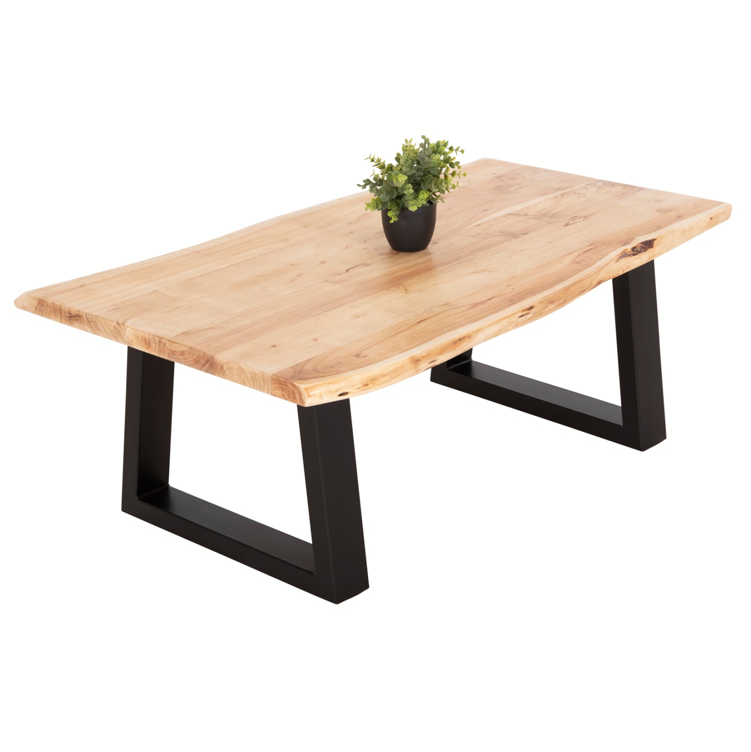 Холна маса Монтана естествен-черен цвят 115x65x45см