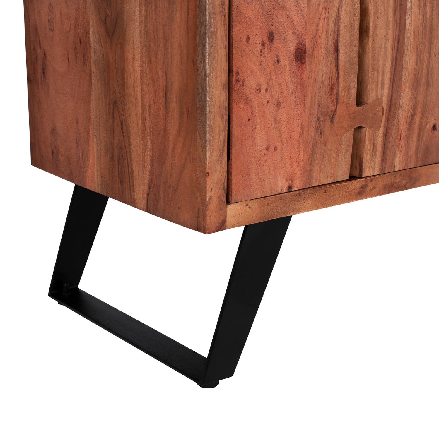 Тв шкаф FANSI акациево дърво 135Χ43Χ61,5