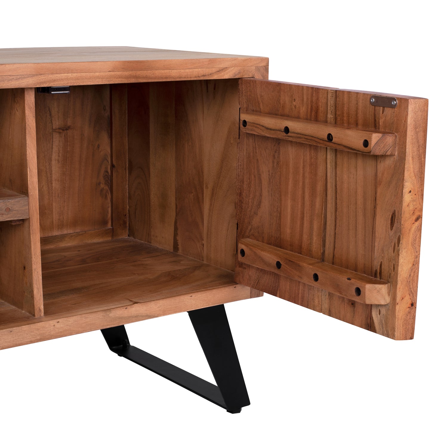 Тв шкаф FANSI акациево дърво 135Χ43Χ61,5