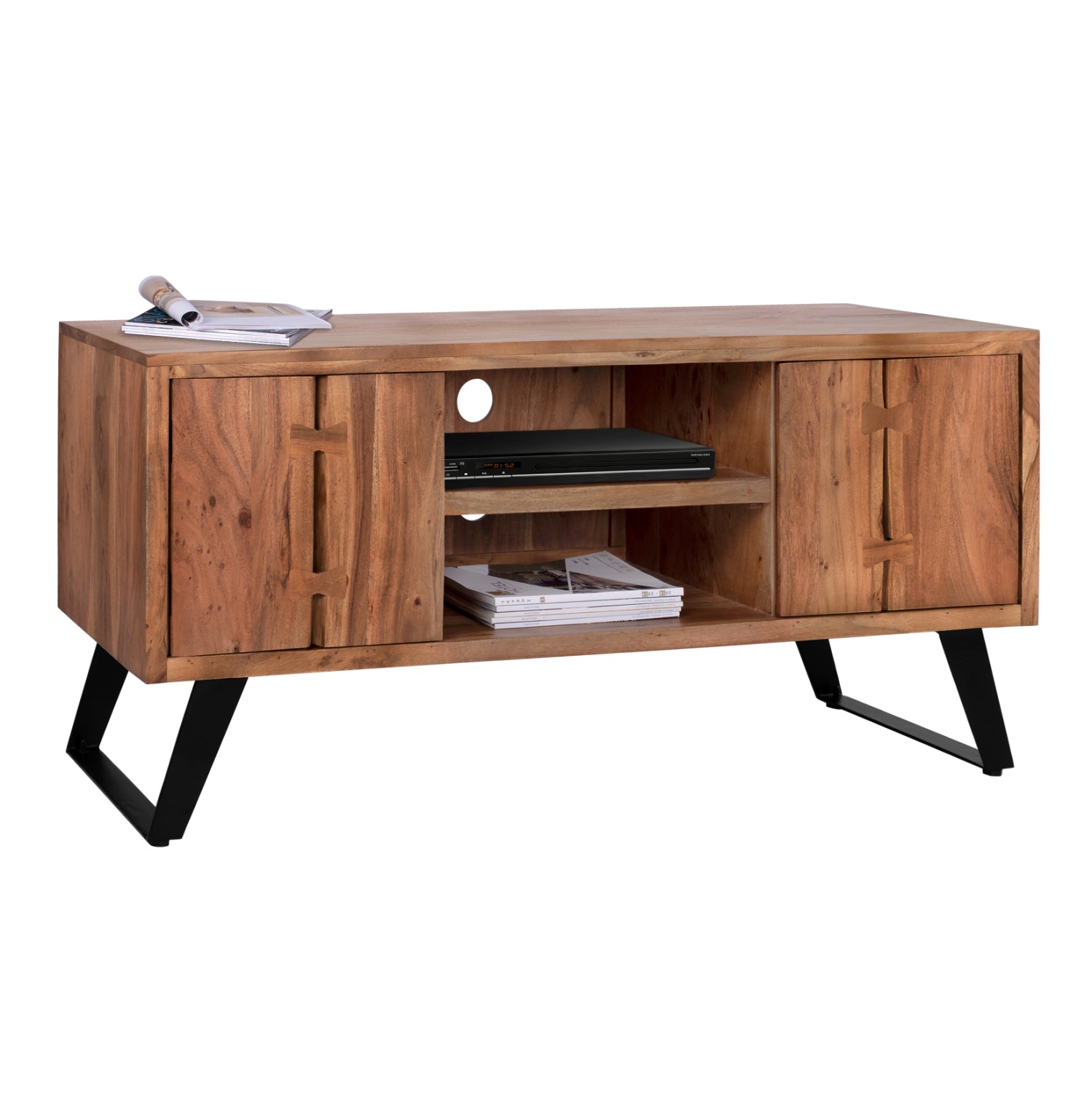 Тв шкаф FANSI акациево дърво 135Χ43Χ61,5