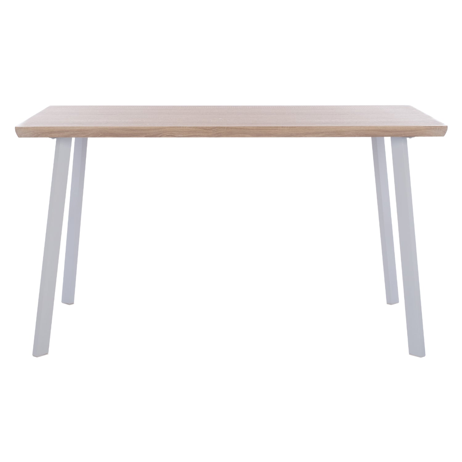 Трапезна маса OFIRA цвят бял-сонома цвят 140x80x76