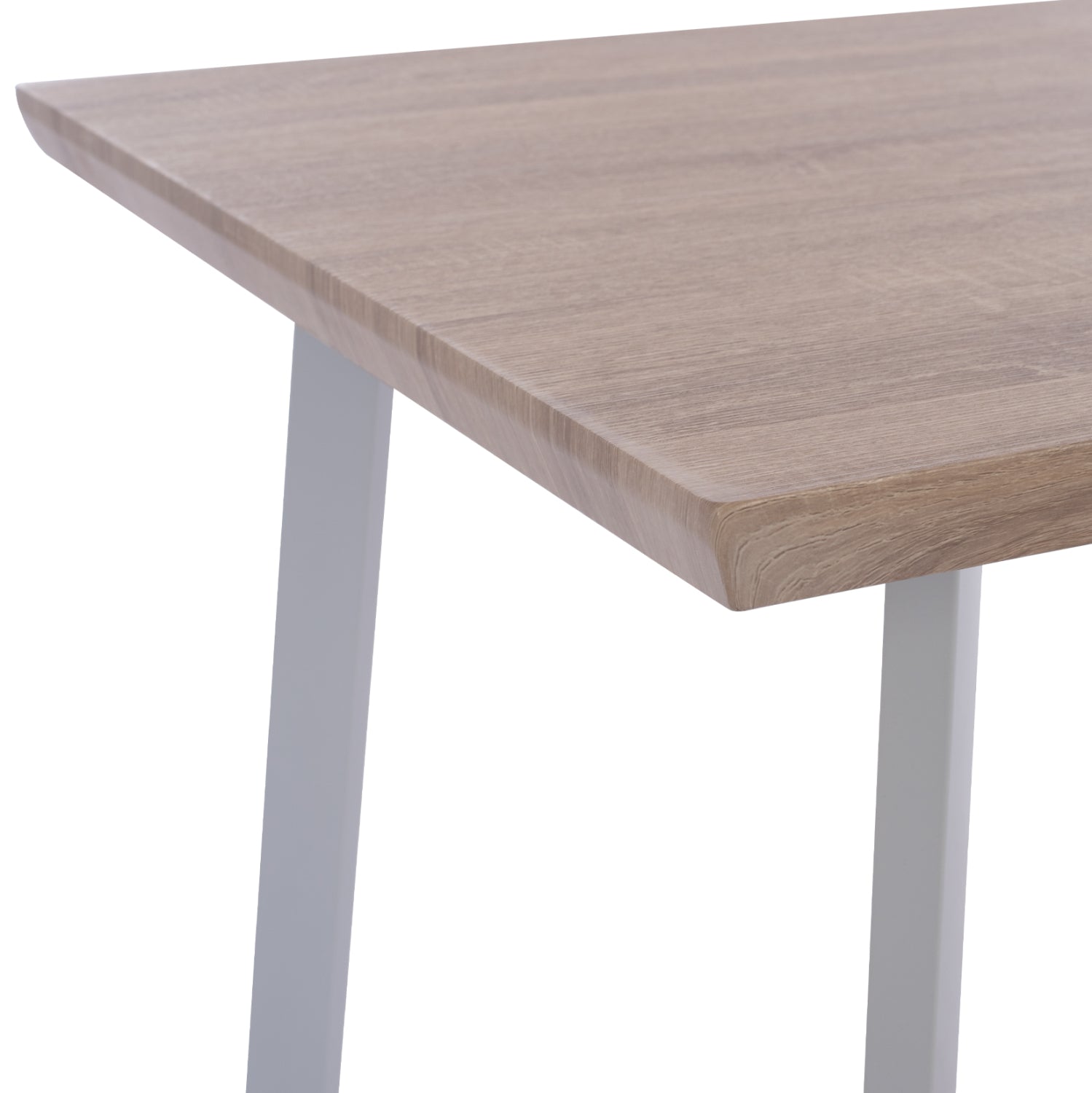 Трапезна маса OFIRA цвят бял-сонома цвят 140x80x76