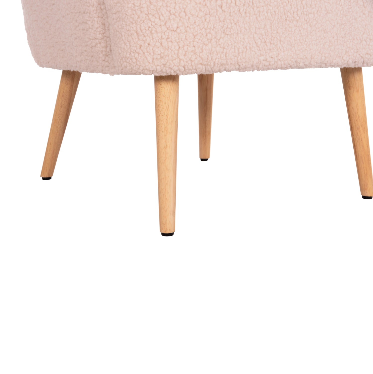 Кресло Майли букле цвят екрю 66X75X93