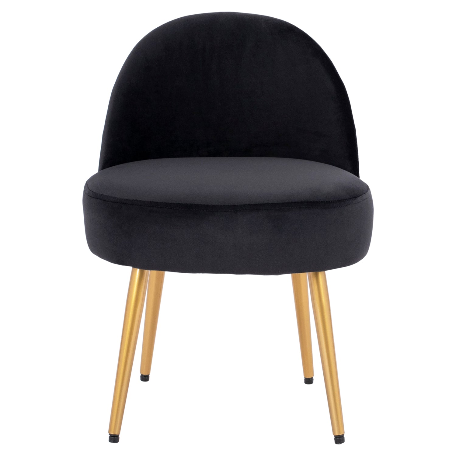 Стол-табуретка Ясмин голд черен цвят 47x43x65