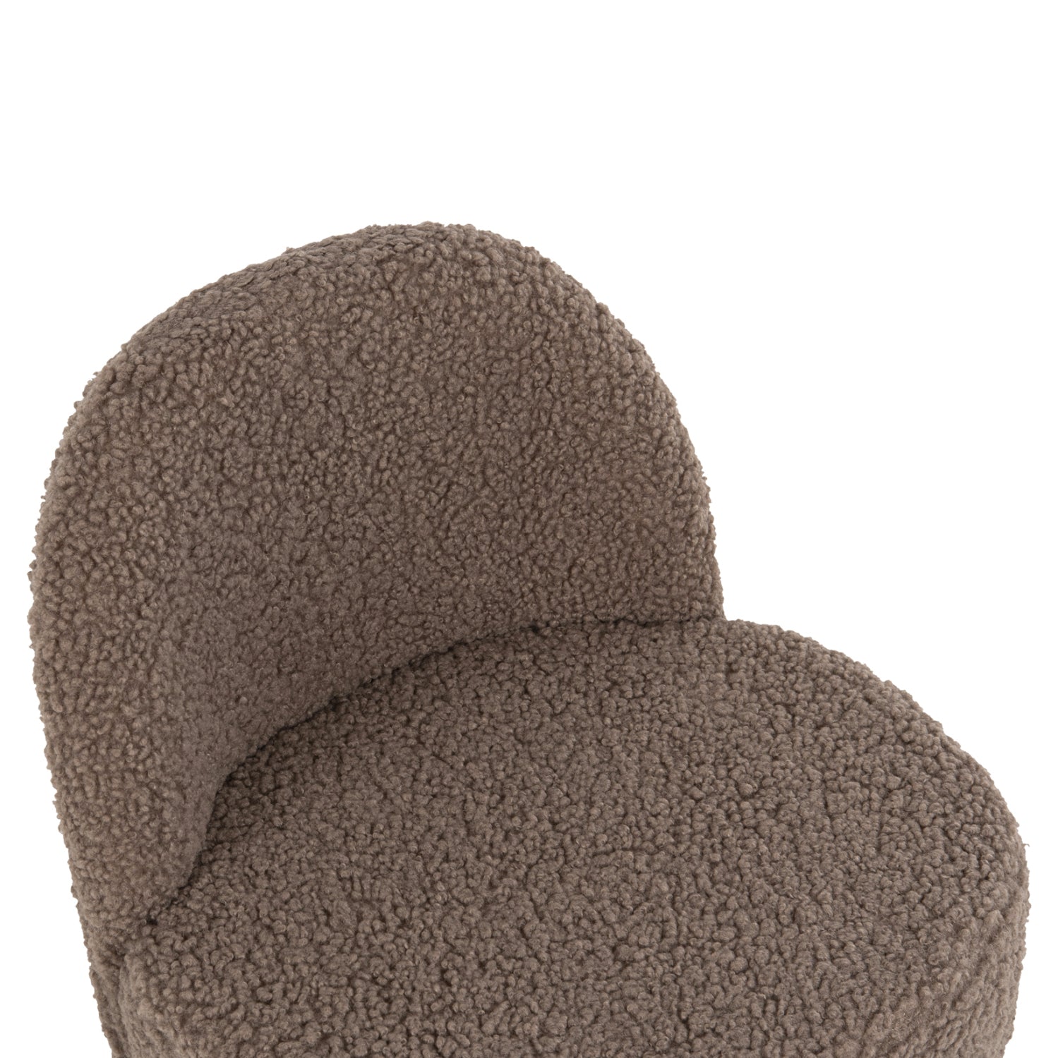 Стол-табуретка Ясмин букле кафяв цвят 47x46x64,5