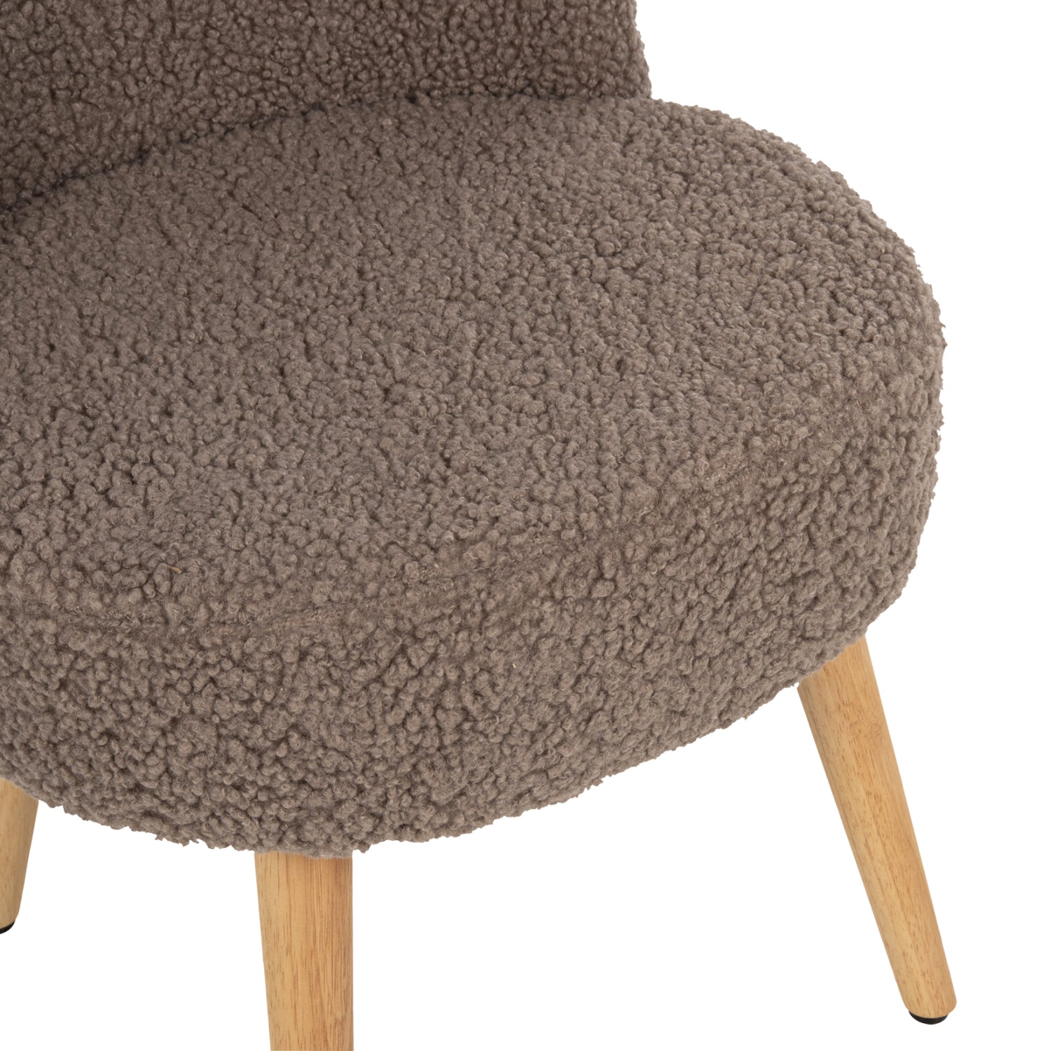 Стол-табуретка Ясмин букле кафяв цвят 47x46x64,5