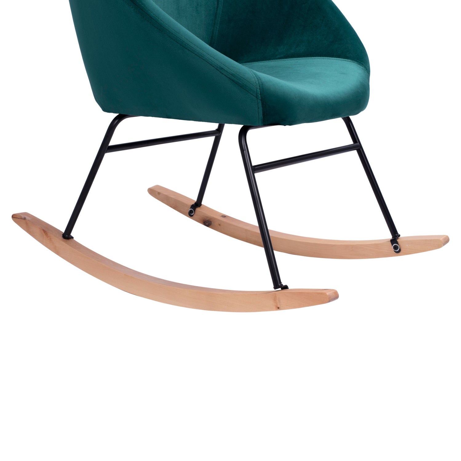 Люлеещ стол Паулина зелен цвят 76X86X76