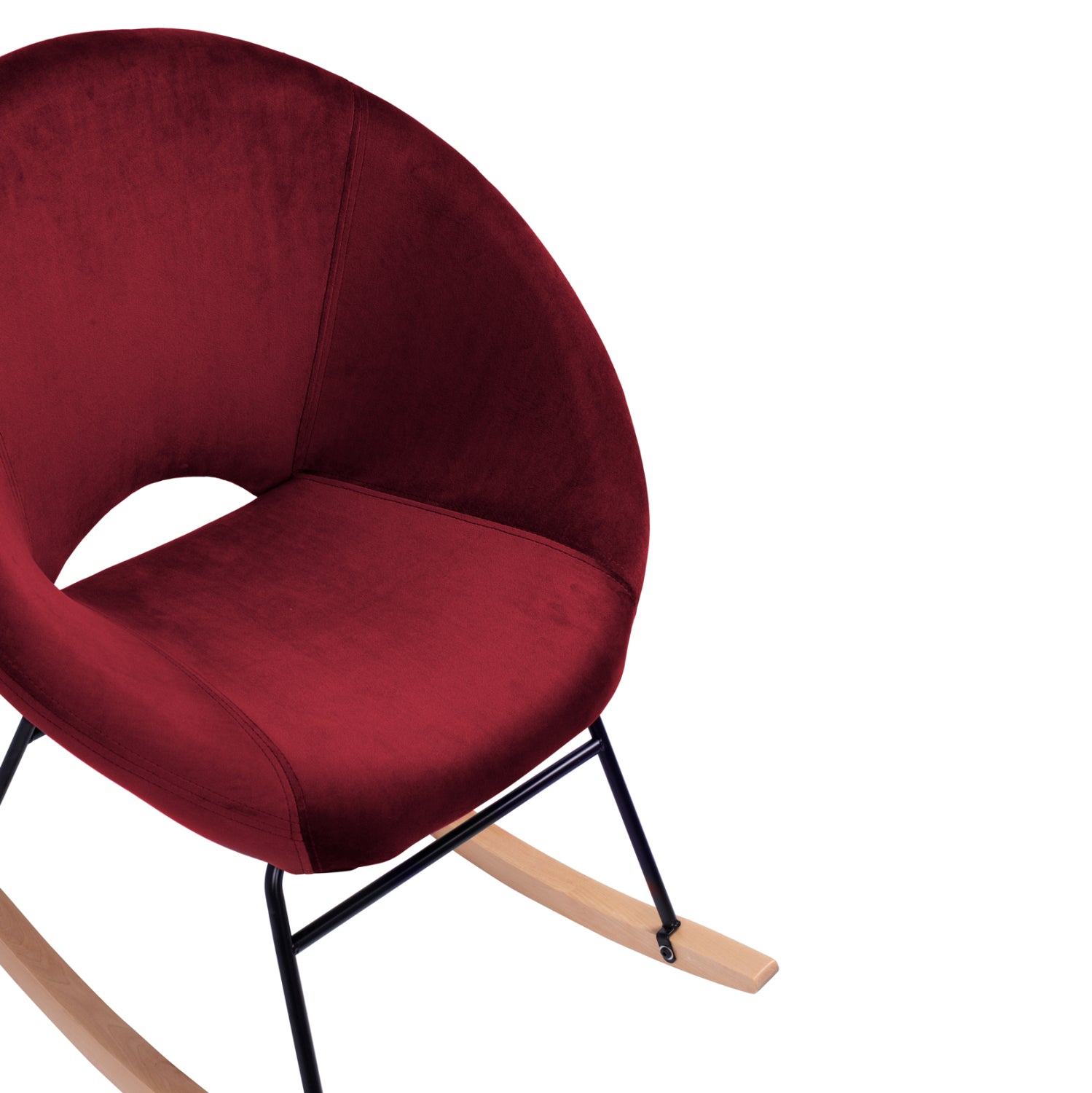 Люлеещ стол Паулина цвят бордо 76X86X76