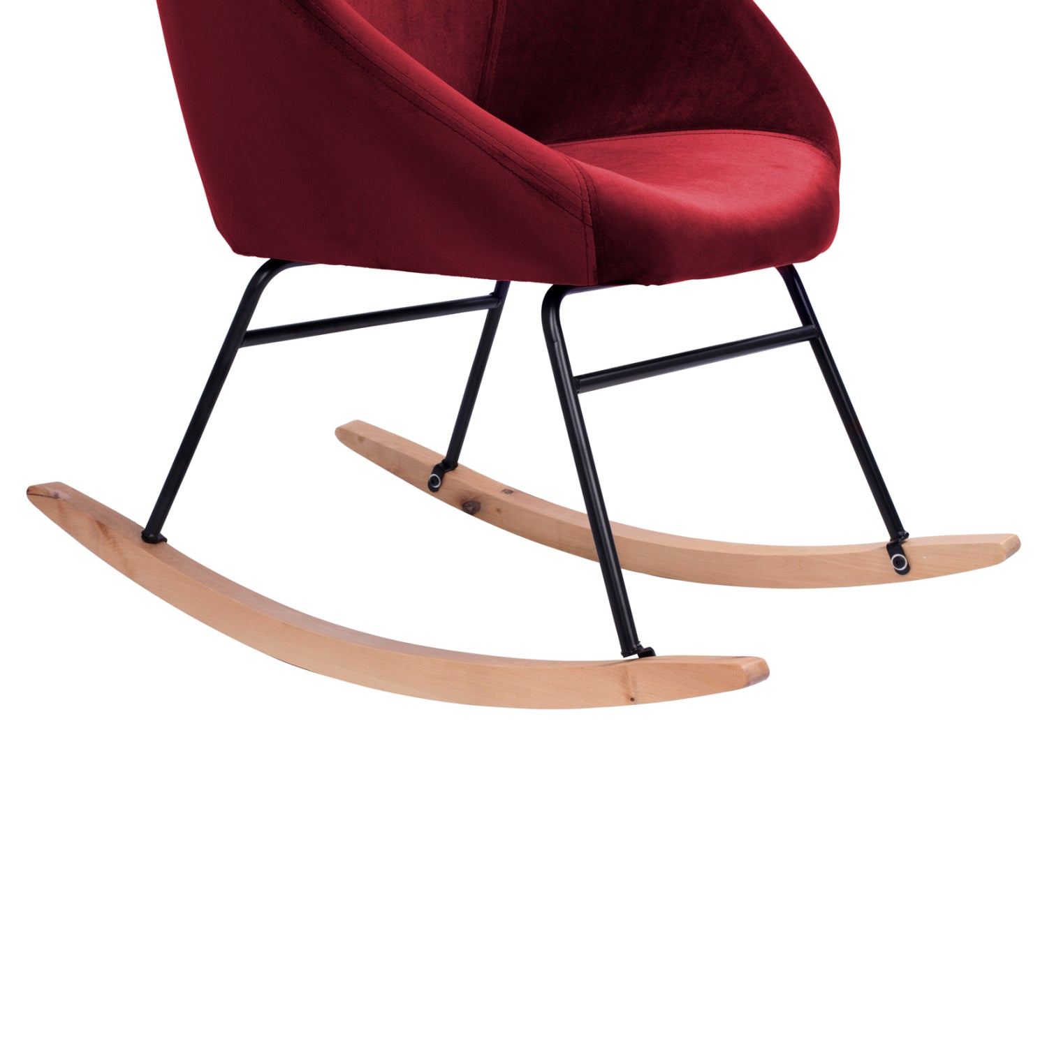 Люлеещ стол Паулина цвят бордо 76X86X76