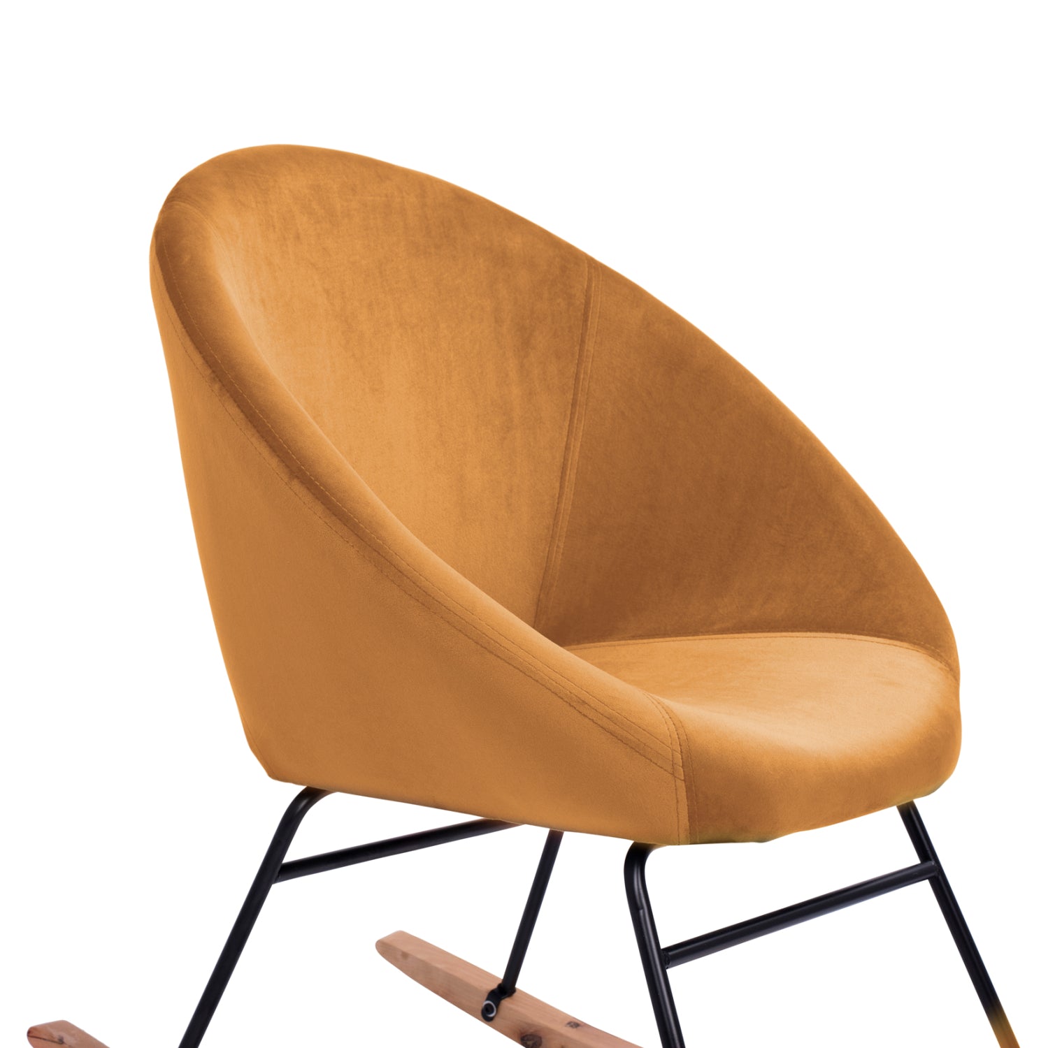 Люлеещ стол Паулина златист цвят 76X86X76