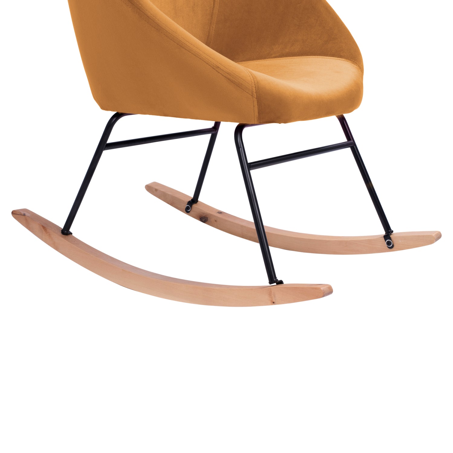 Люлеещ стол Паулина златист цвят 76X86X76