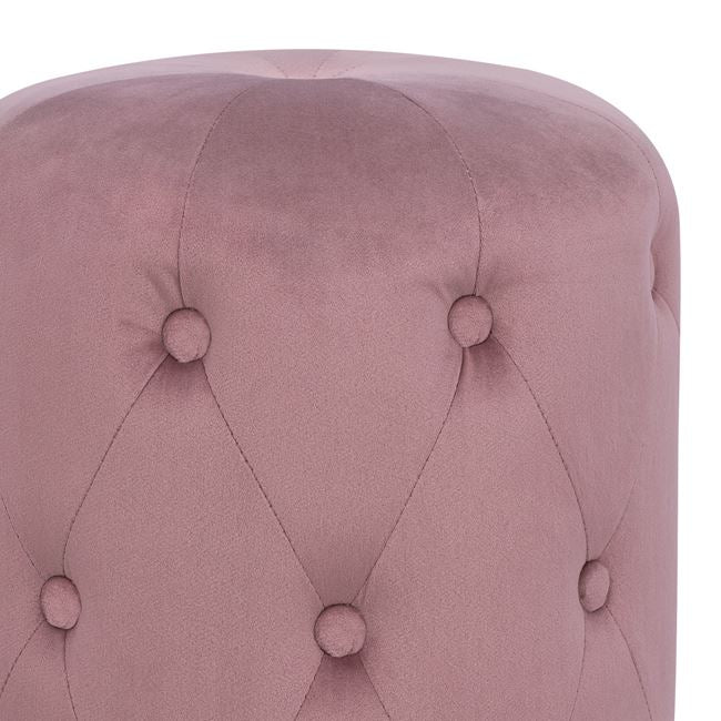Табуретка Тори розов цвят Φ37x46