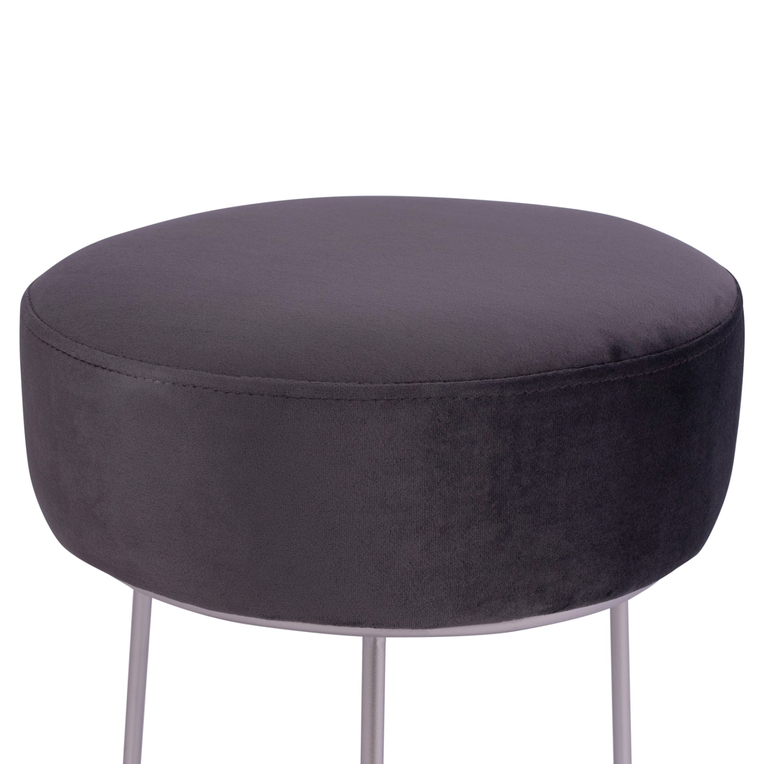 Табуретка Карло сив цвят Φ35x41