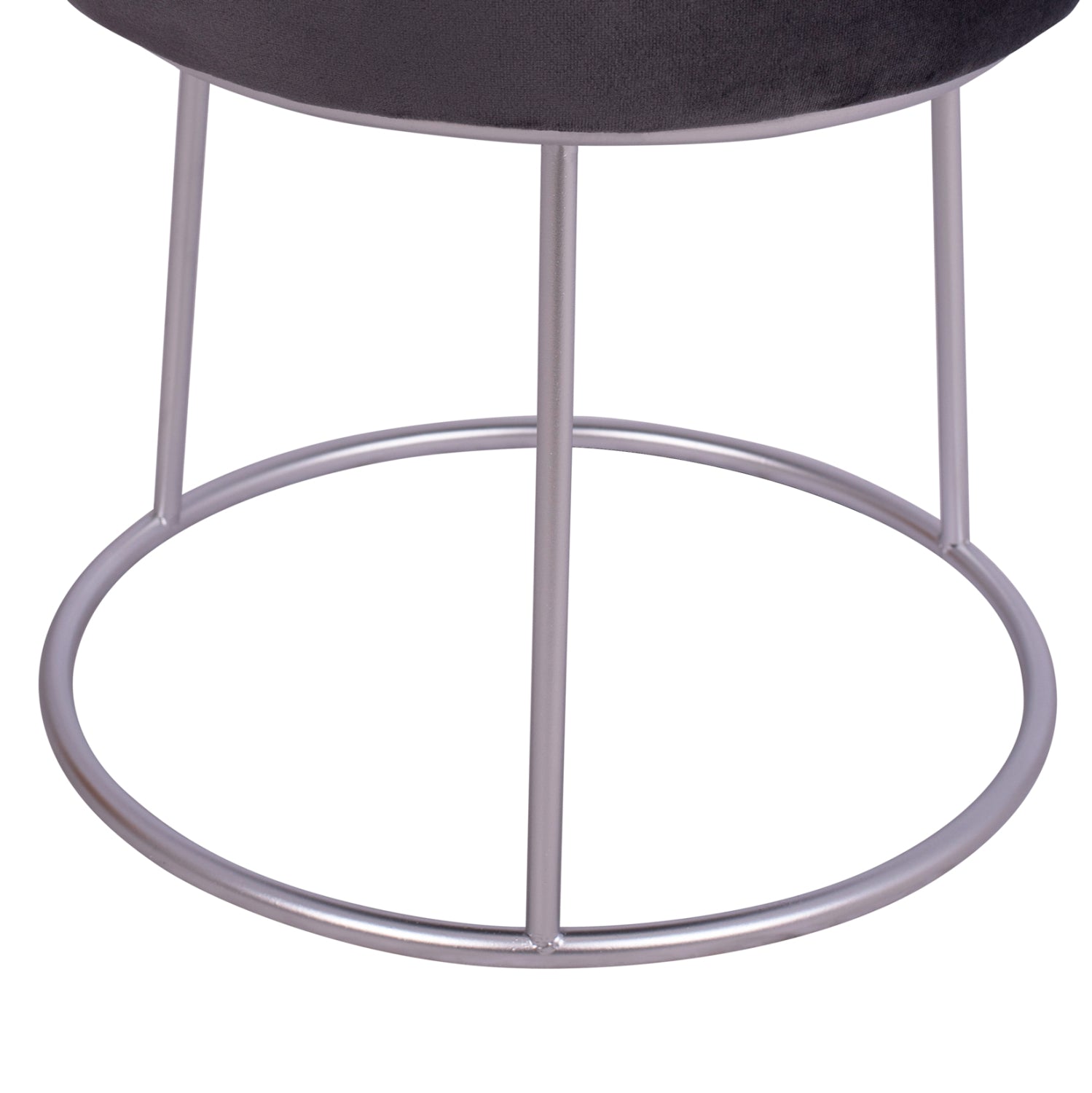 Табуретка Карло сив цвят Φ35x41