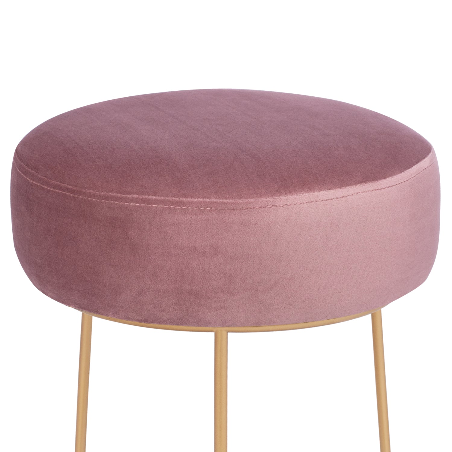 Табуретка Карло розов цвят Φ35x41