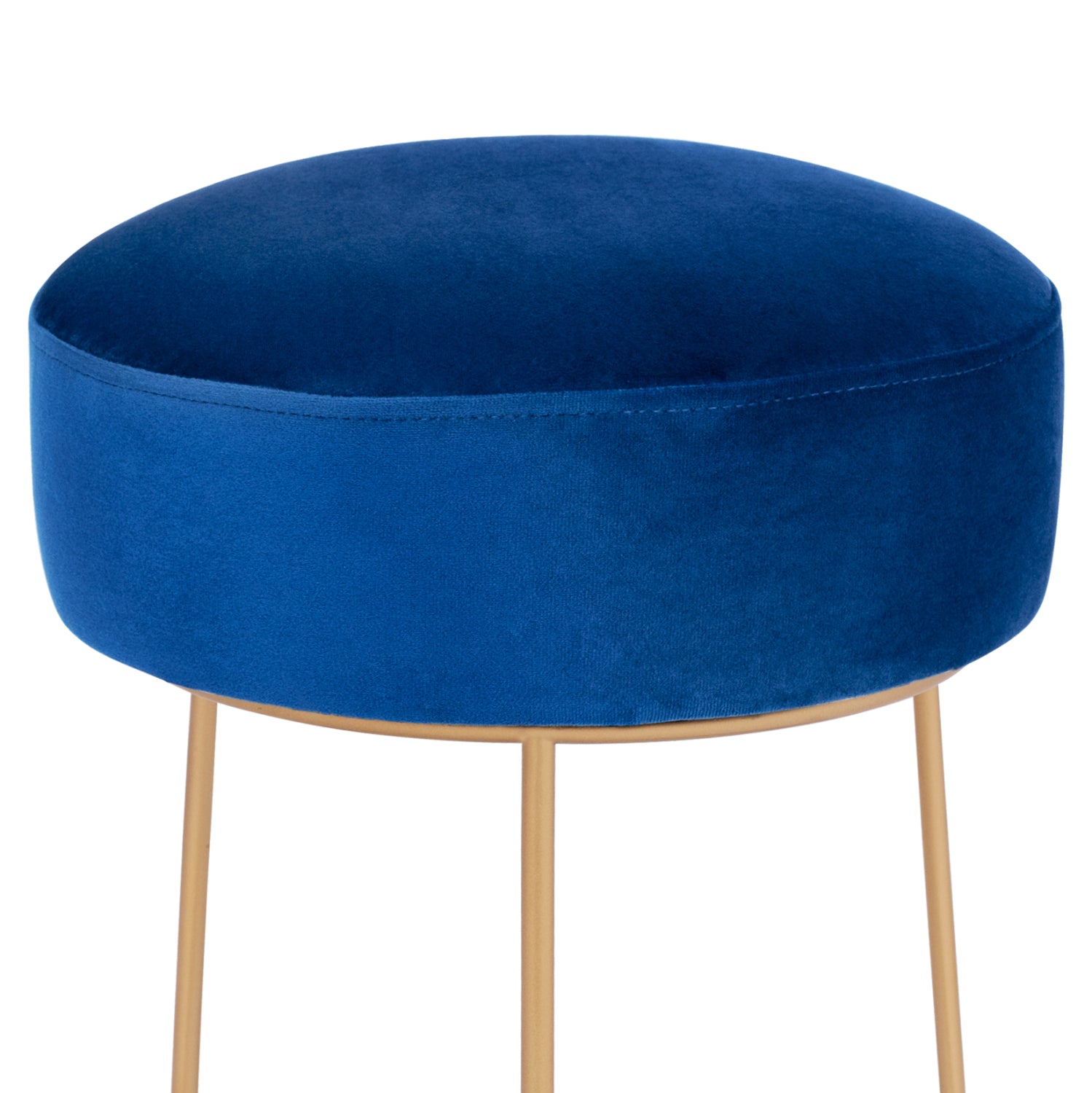 Табуретка Карло син цвят Φ35x41