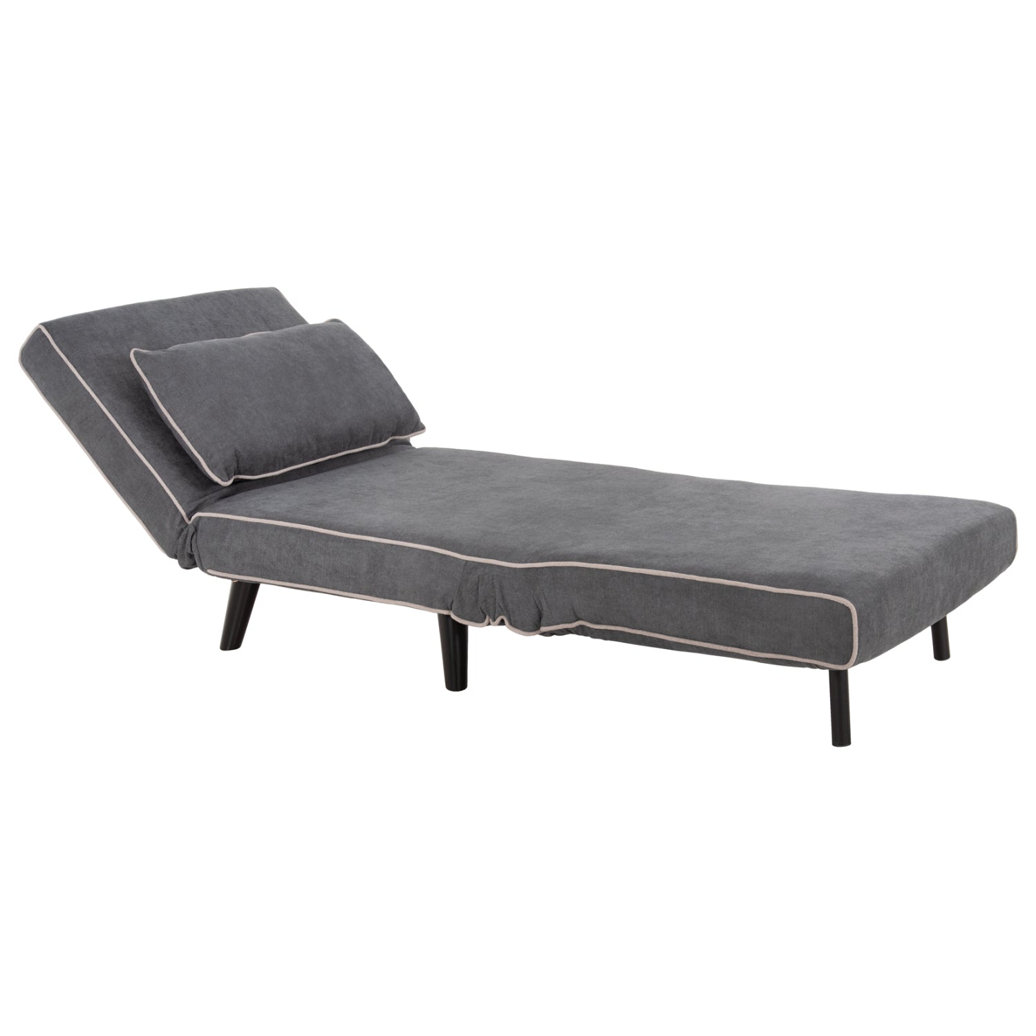 Кресло-легло бракстънтъмно сив цвят