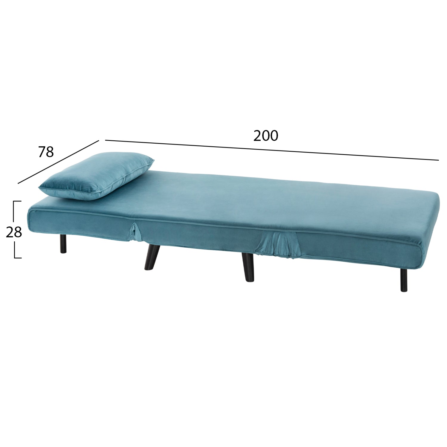 Кресло-легло бракстънцвят мента