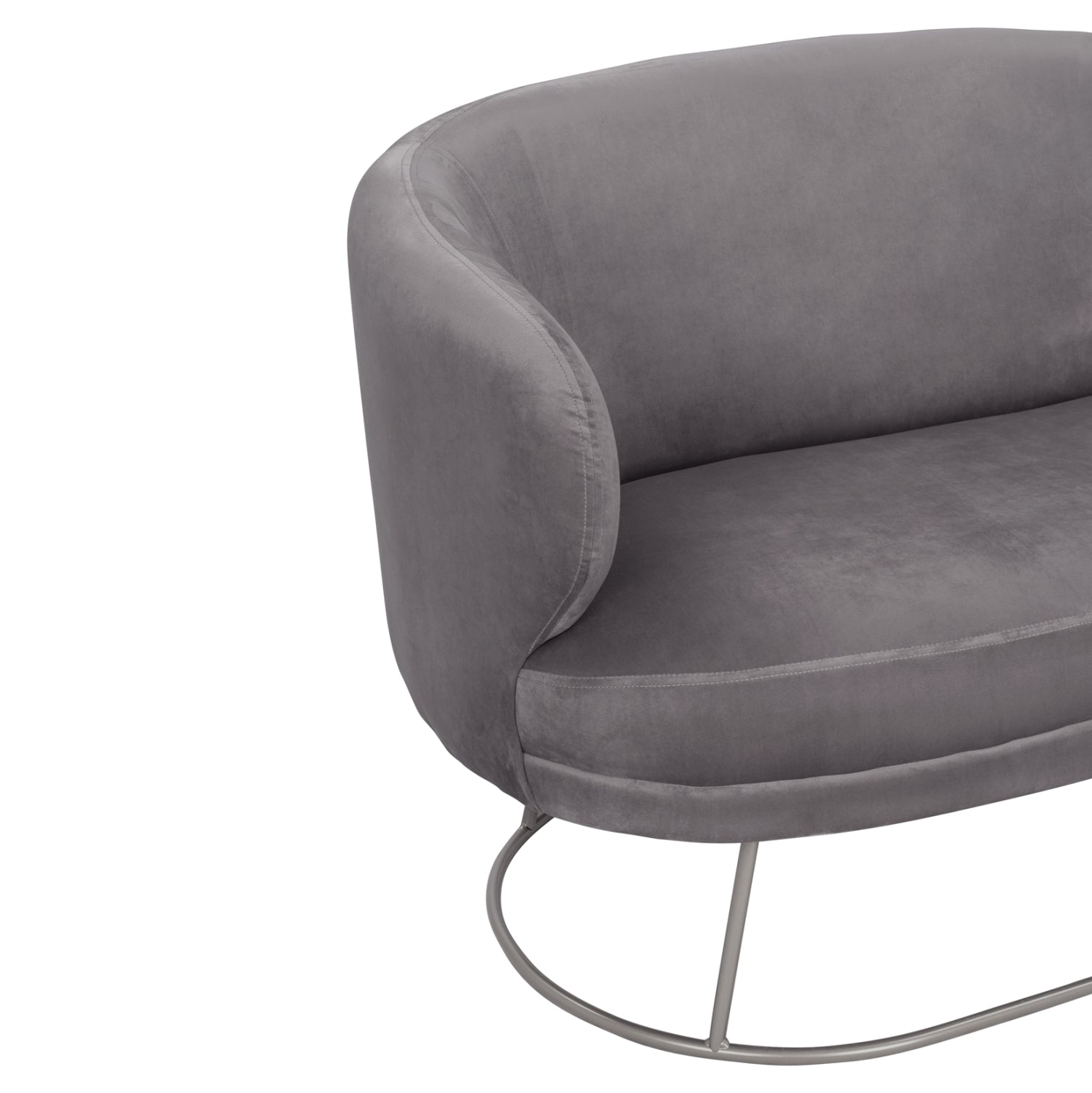 Канапе ариен силвърсиво кадифе