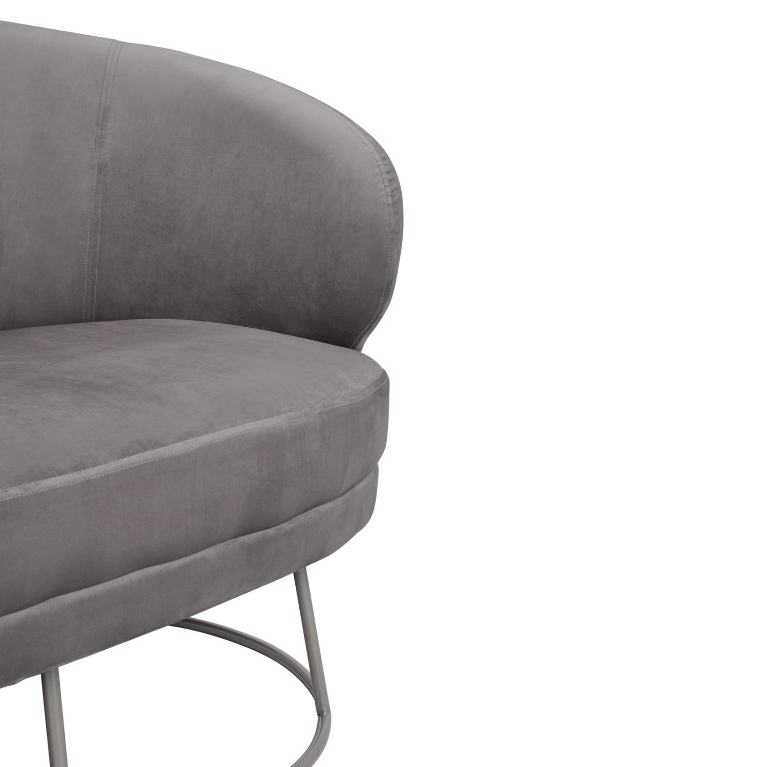 Канапе ариен силвърсиво кадифе