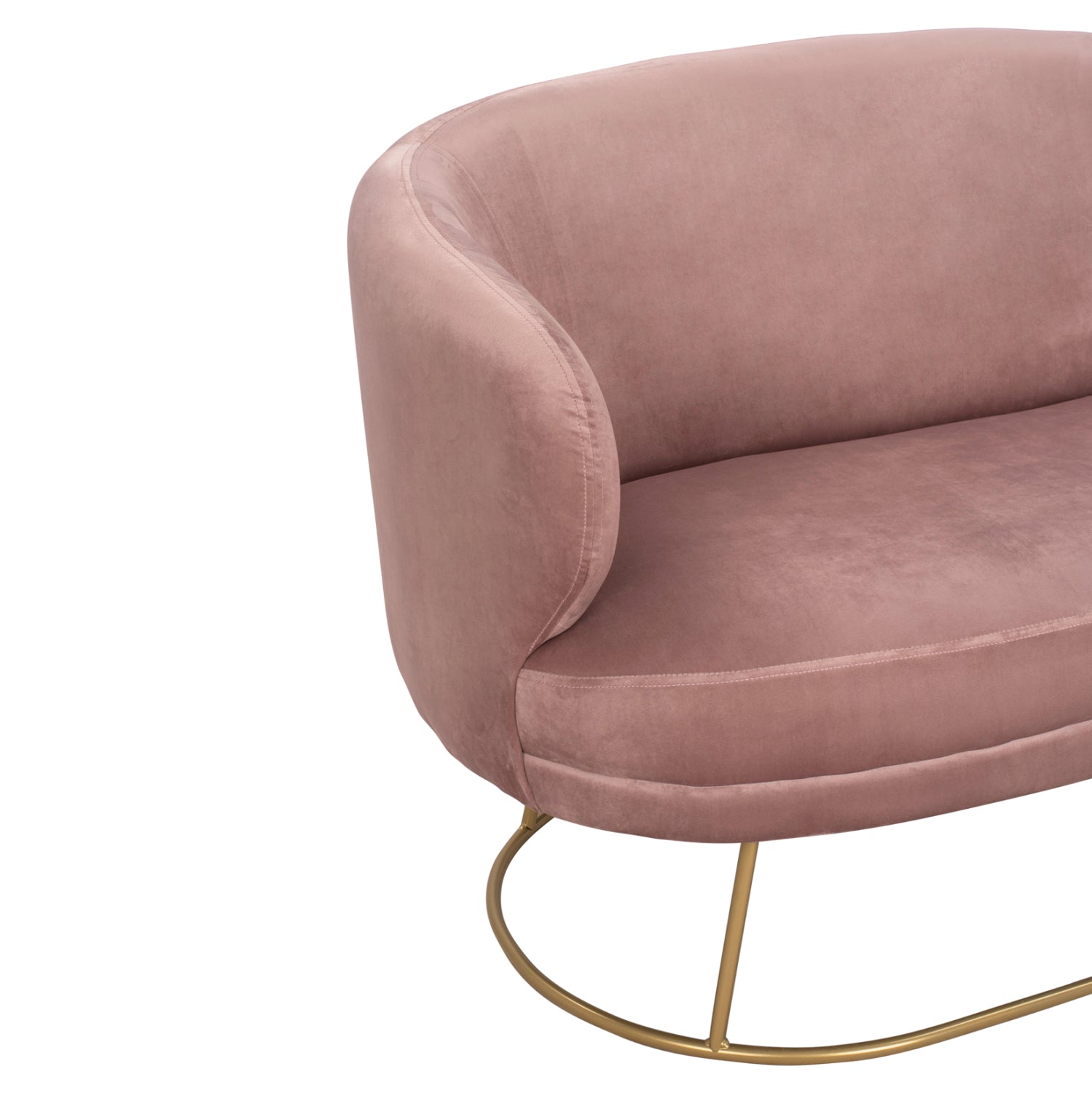 Канапе ариен голдрозово кадифе