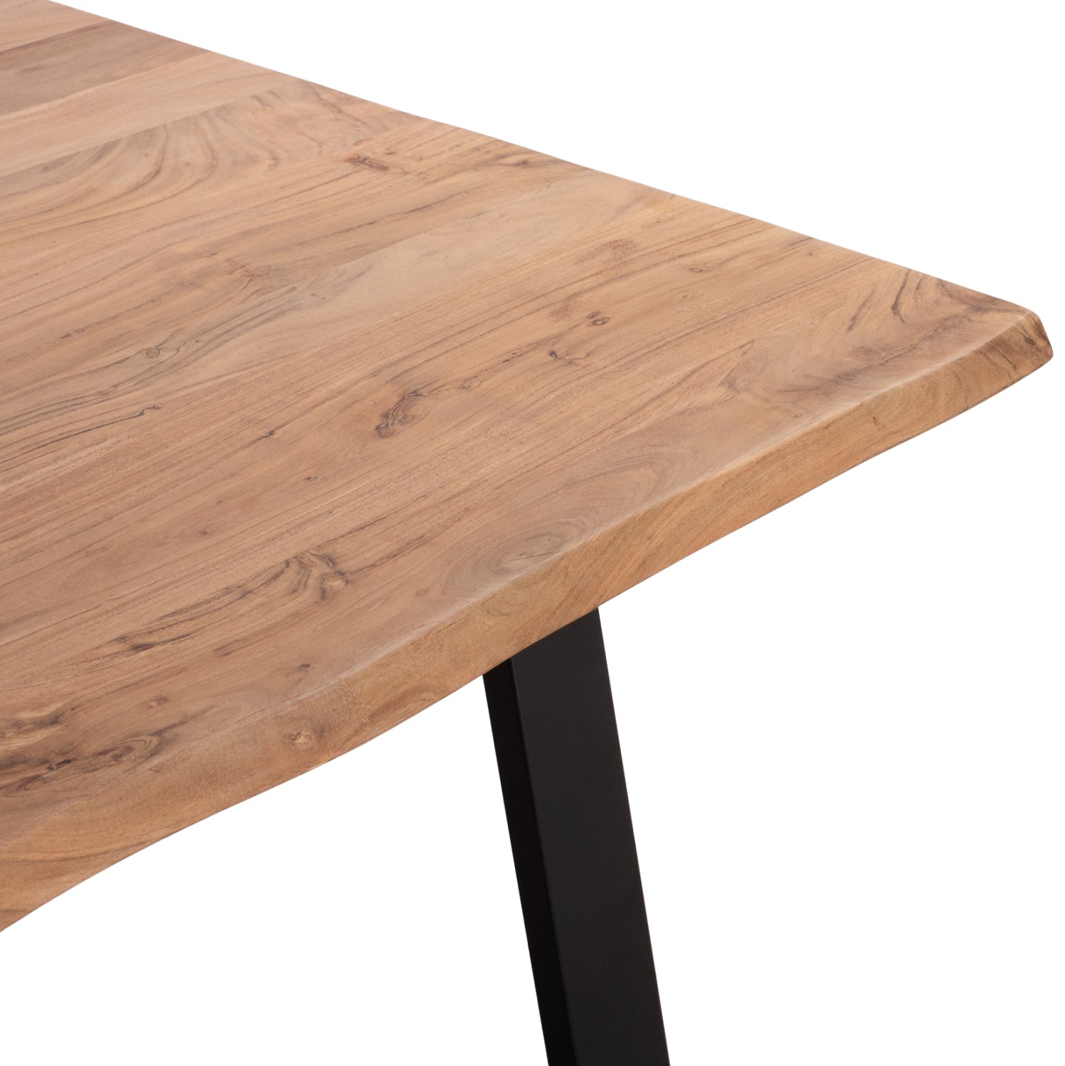 Трапезна маса Софи акациево масивно дърво 160x90x76см