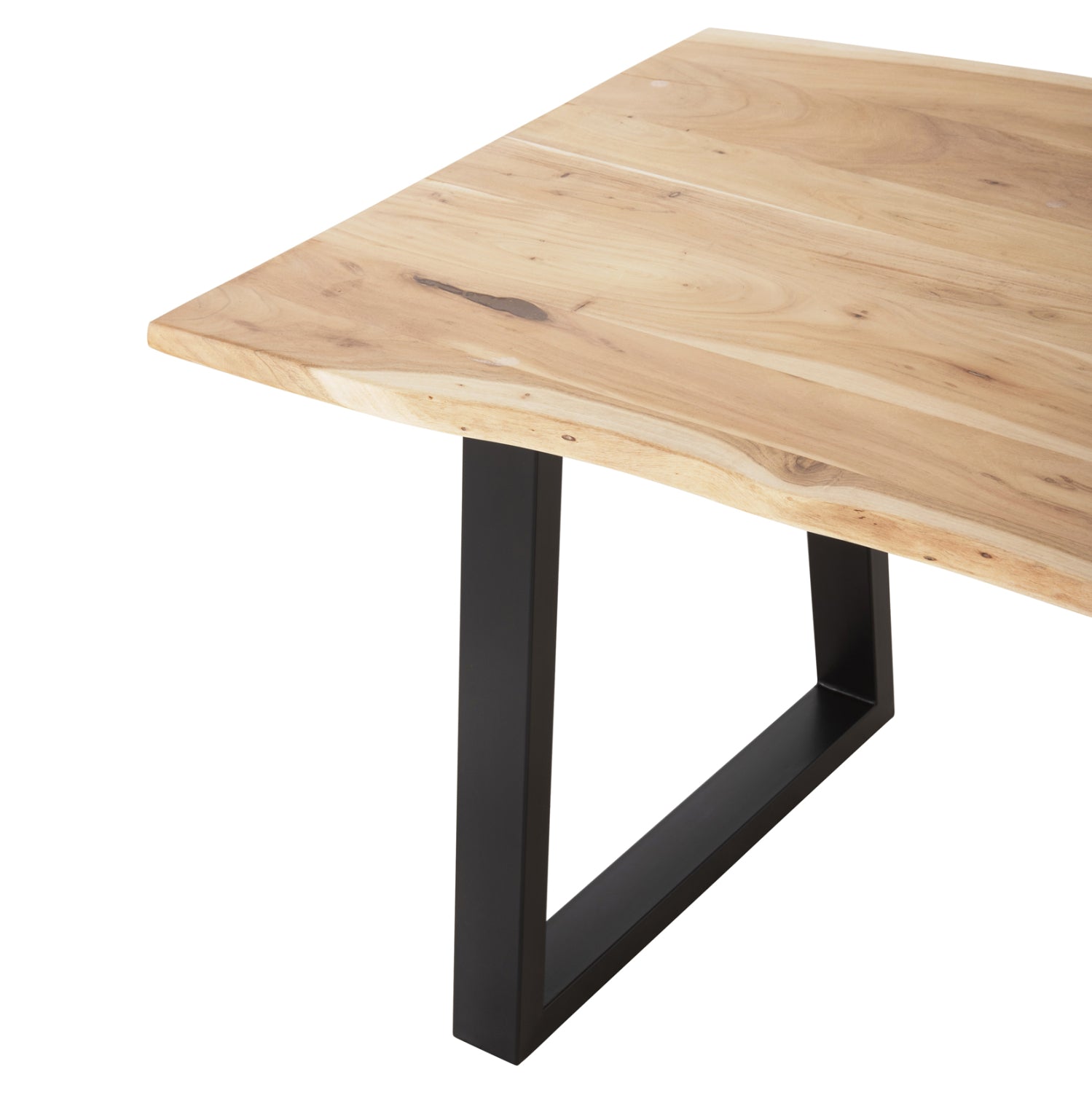 Трапезна маса Sofia slim от масивна акацииева дървесина 160x92x78см