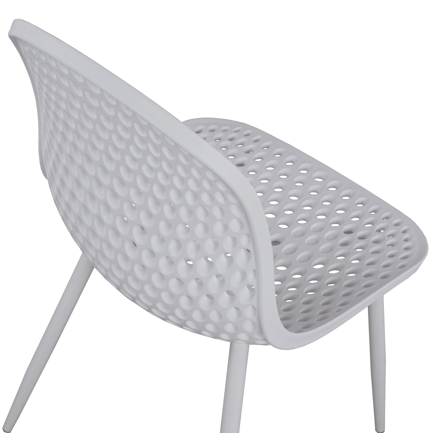 Стол MILANA бял цвят полипропилен 45X51X84