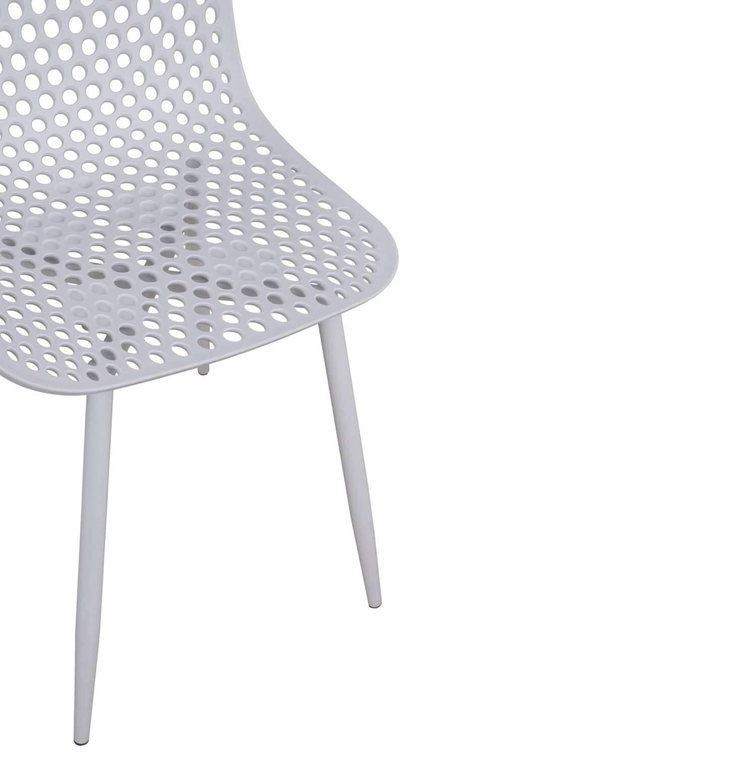 Стол MILANA бял цвят полипропилен 45X51X84