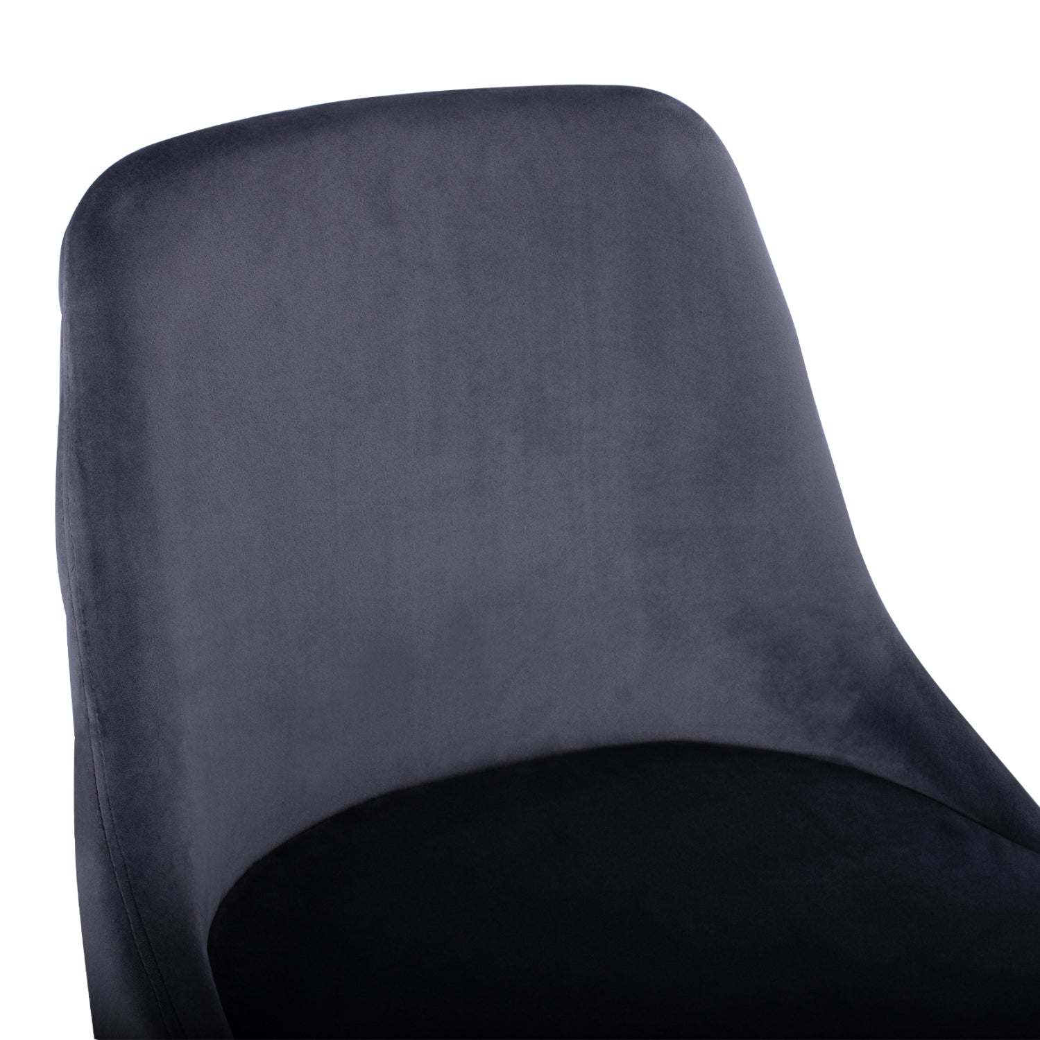 Бар стол Пейдж кадифе сив цвят