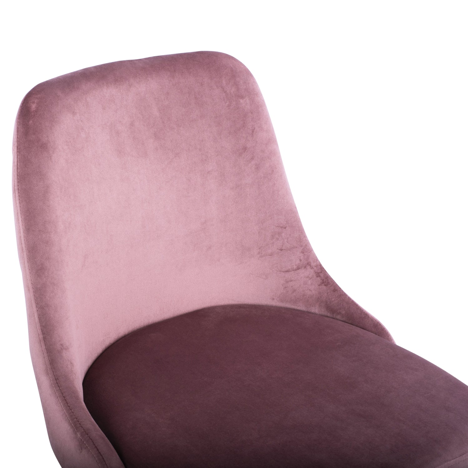 Бар стол SERENITY кадифе розов цвят 51Χ58Χ110