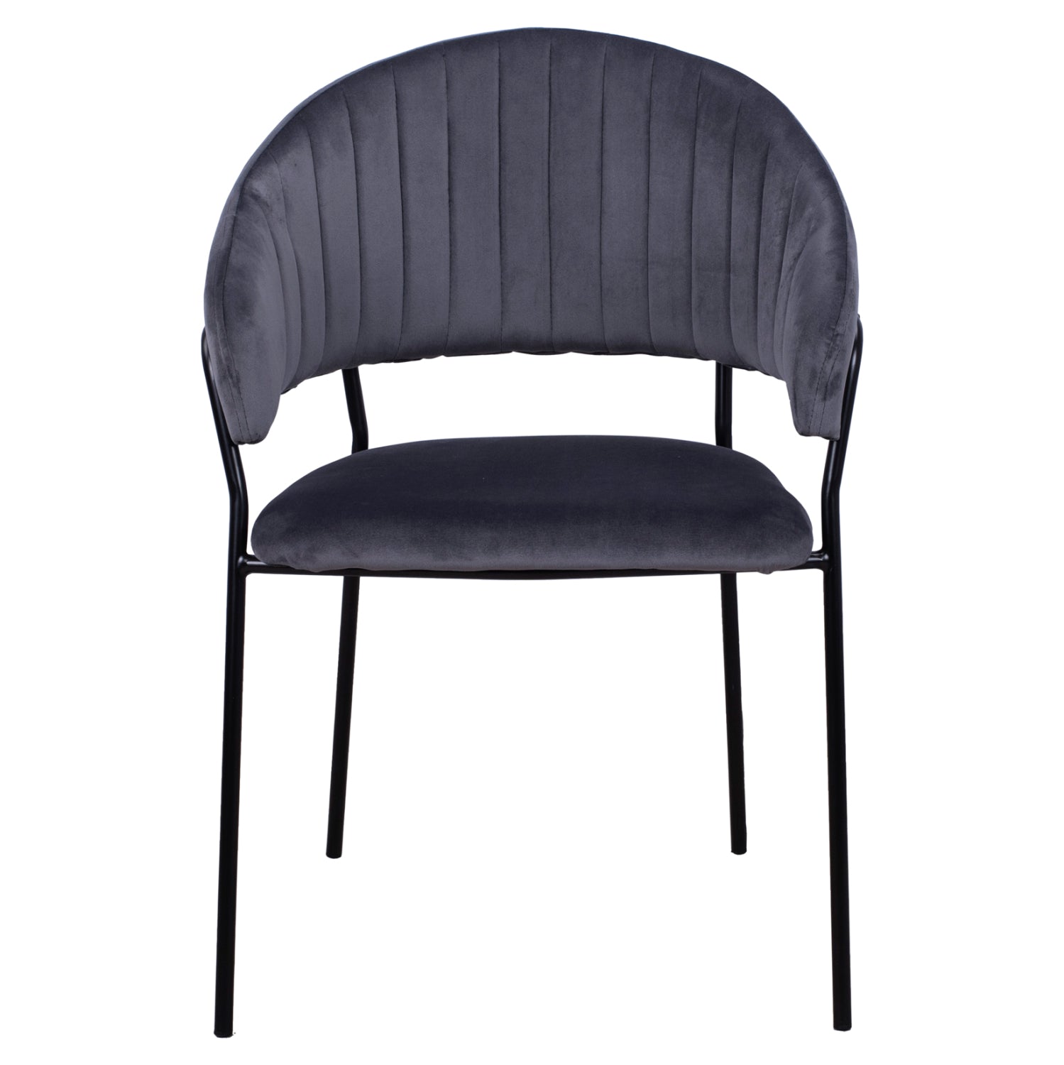 Кресло Теодор сив-черен цвят